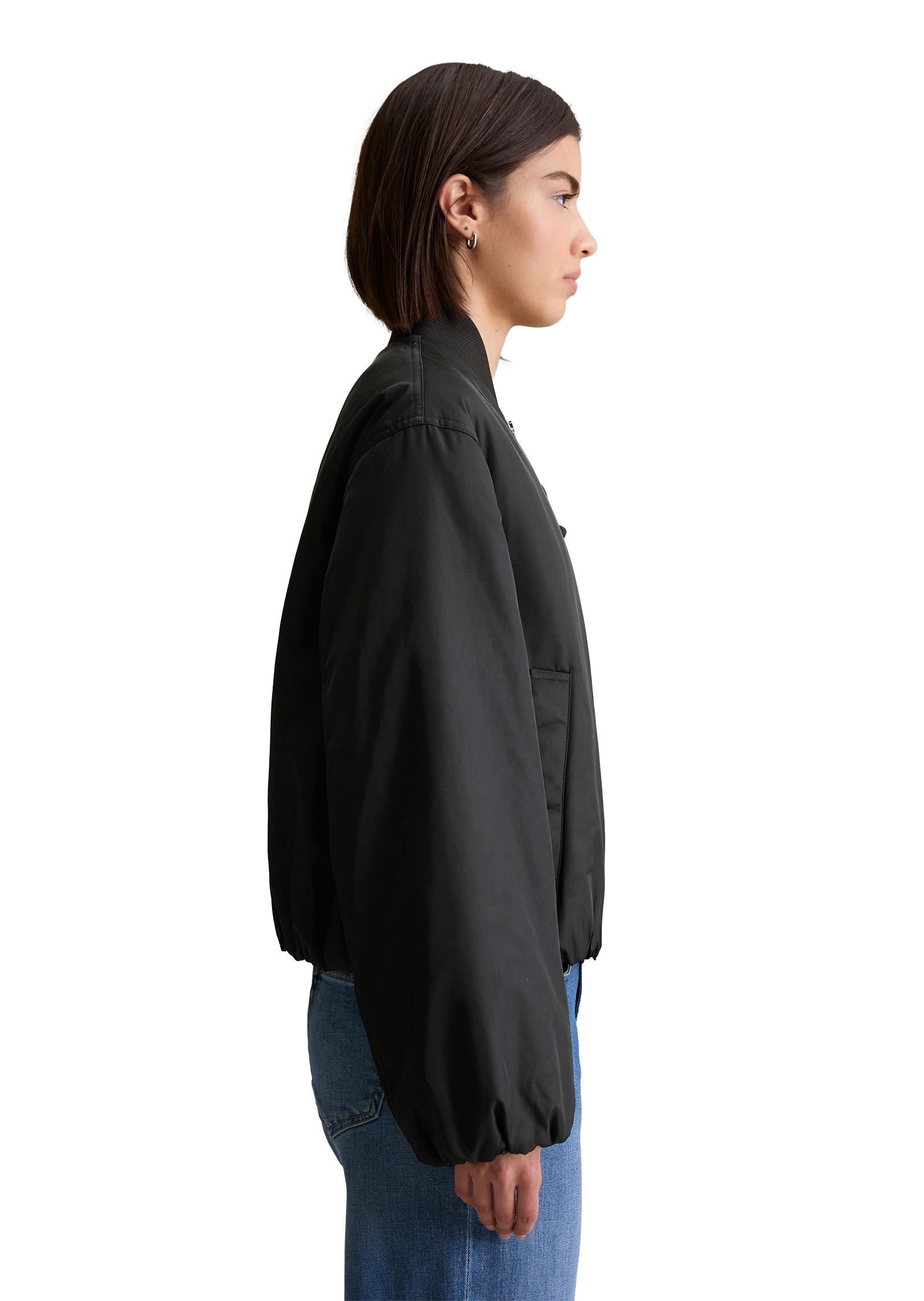Marc O'Polo DENIM Outdoorjacke »aus recyceltem Polyester«, ohne Kapuze
