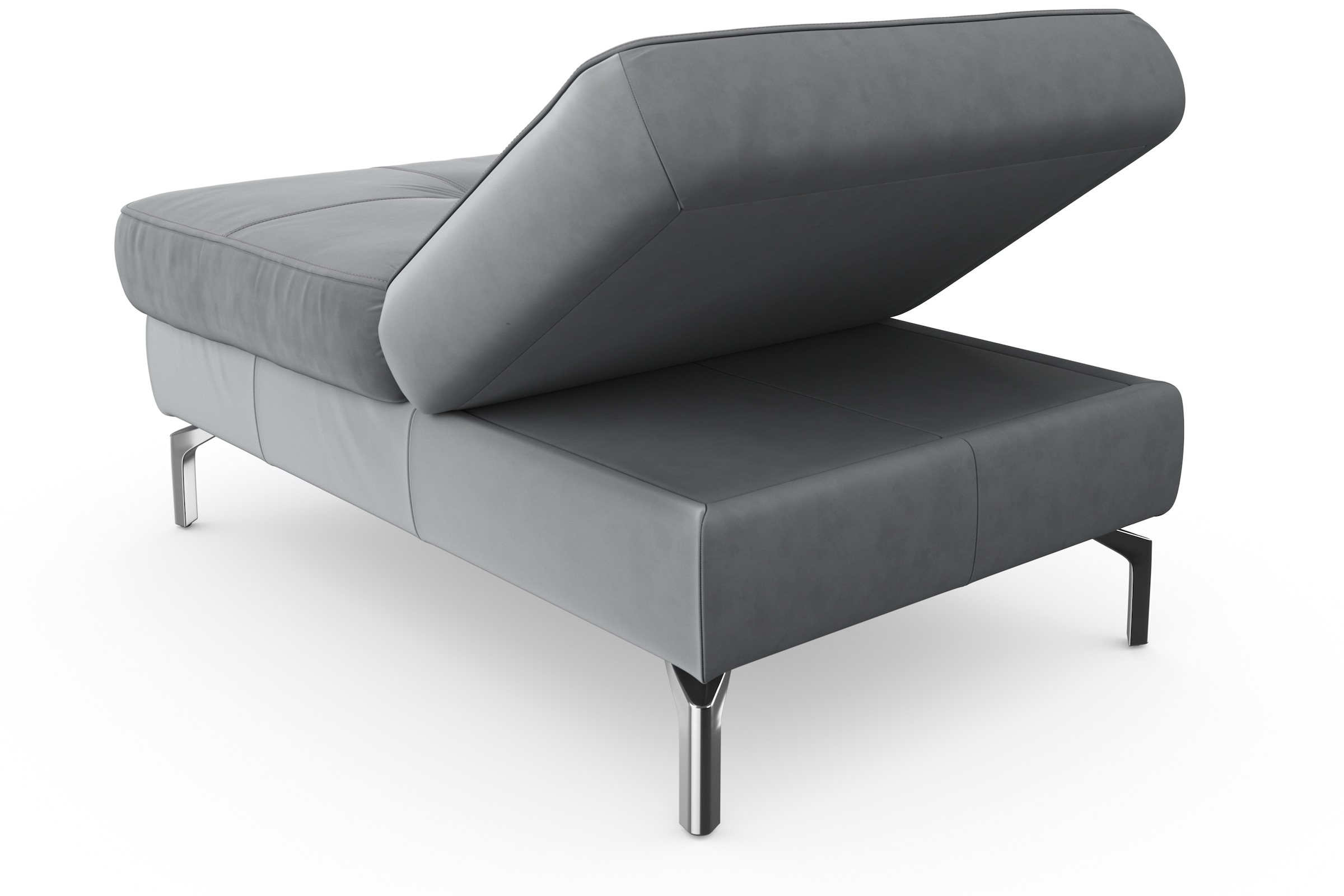sit&more Hocker »Bendigo«, mit Klappfunktion, Bodenfreiheit 15 cm, wahlweise in 2 Fußfarben