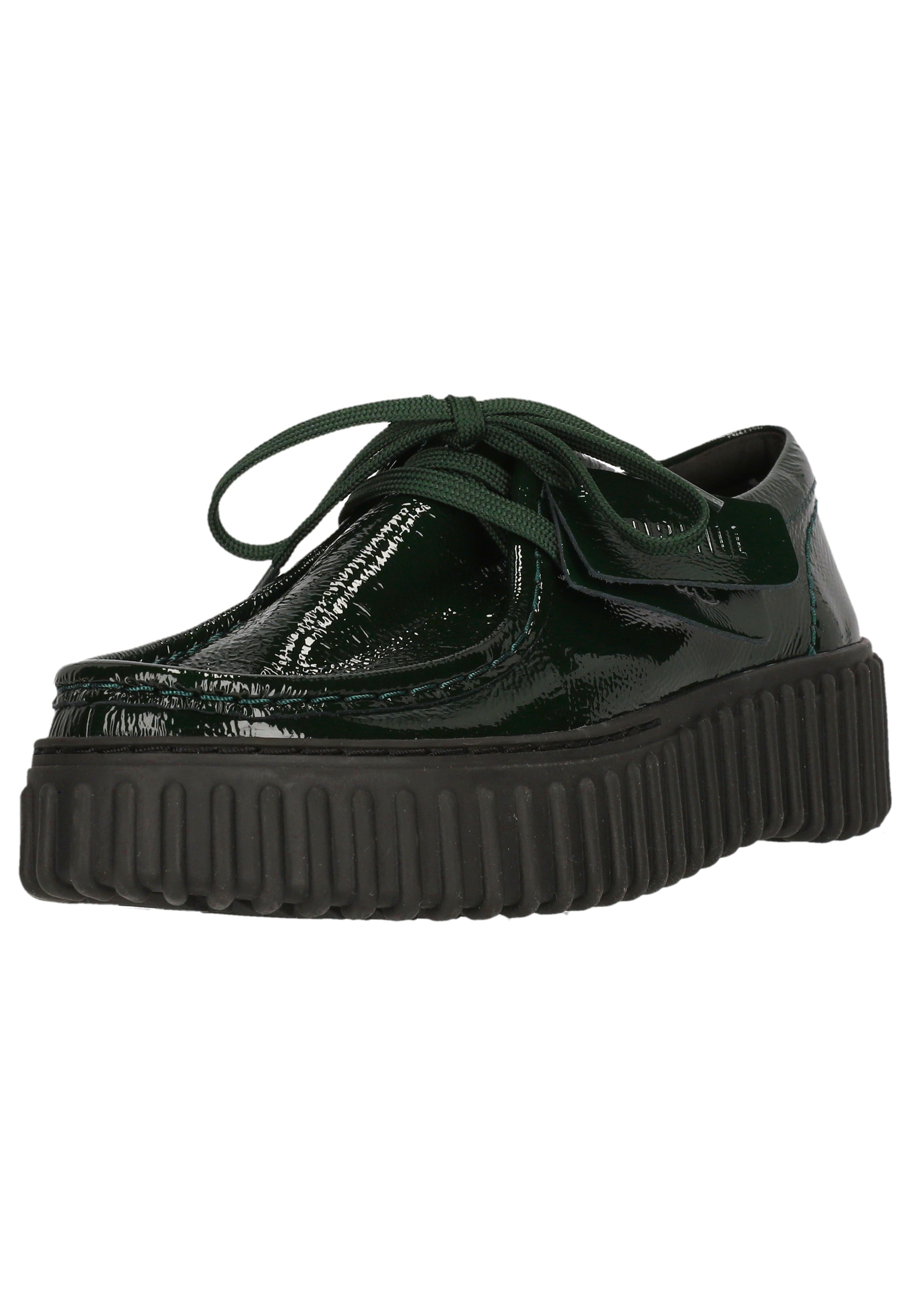 Clarks Schnürschuh "Torhill Bee" mit gerippter Laufsohle günstig online kaufen
