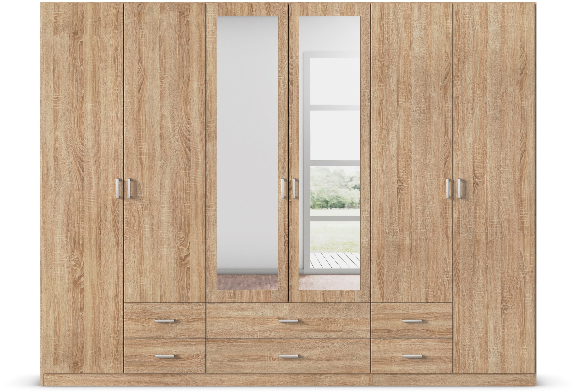 rauch Kleiderschrank "Schrank Garderobe Wäscheschrank GAMMA in 3 Breiten" v günstig online kaufen