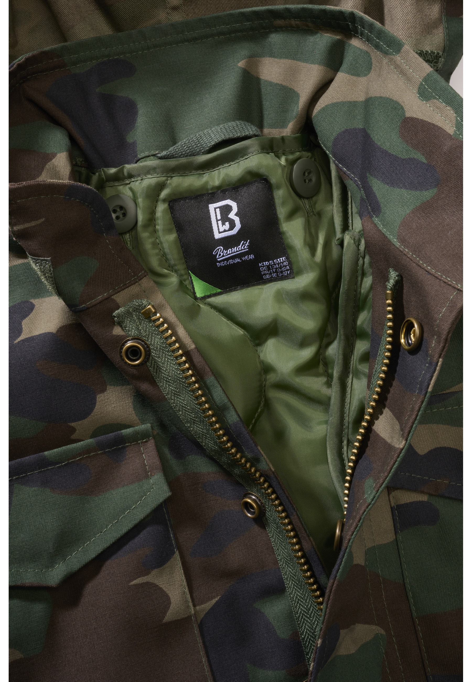 Brandit Parka »Brandit Herren Kids M65 Standard Jacket« 1 Stk. tlg. ohne Kapuze