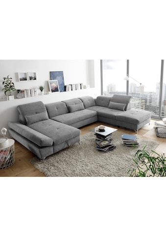 ED EXCITING DESIGN Sofa »Melfi« su miegojimo funkcija Dėž...