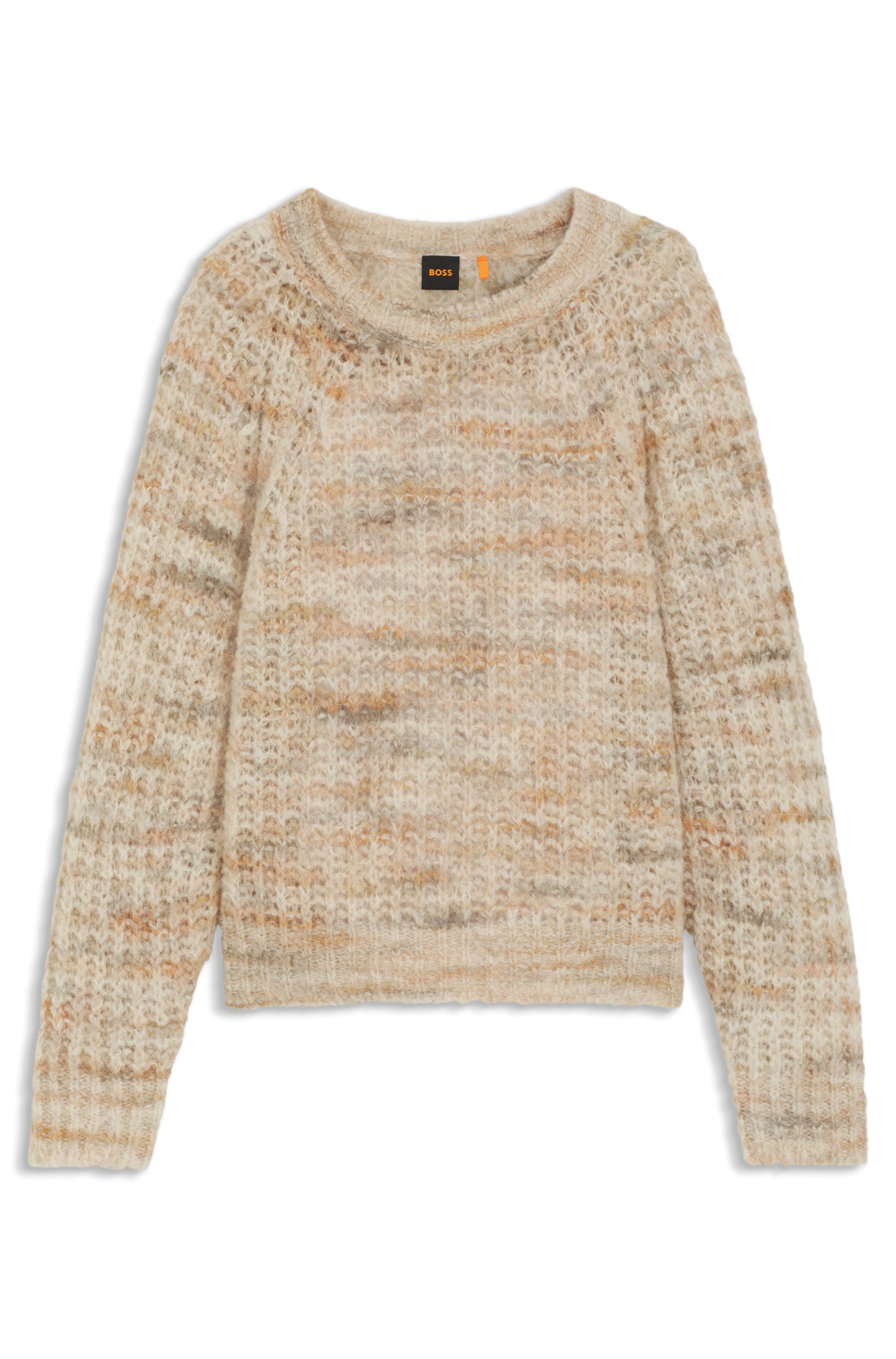 BOSS ORANGE Strickpullover "Fiambella Premium Damenmode", mit Rundhalsaussc günstig online kaufen
