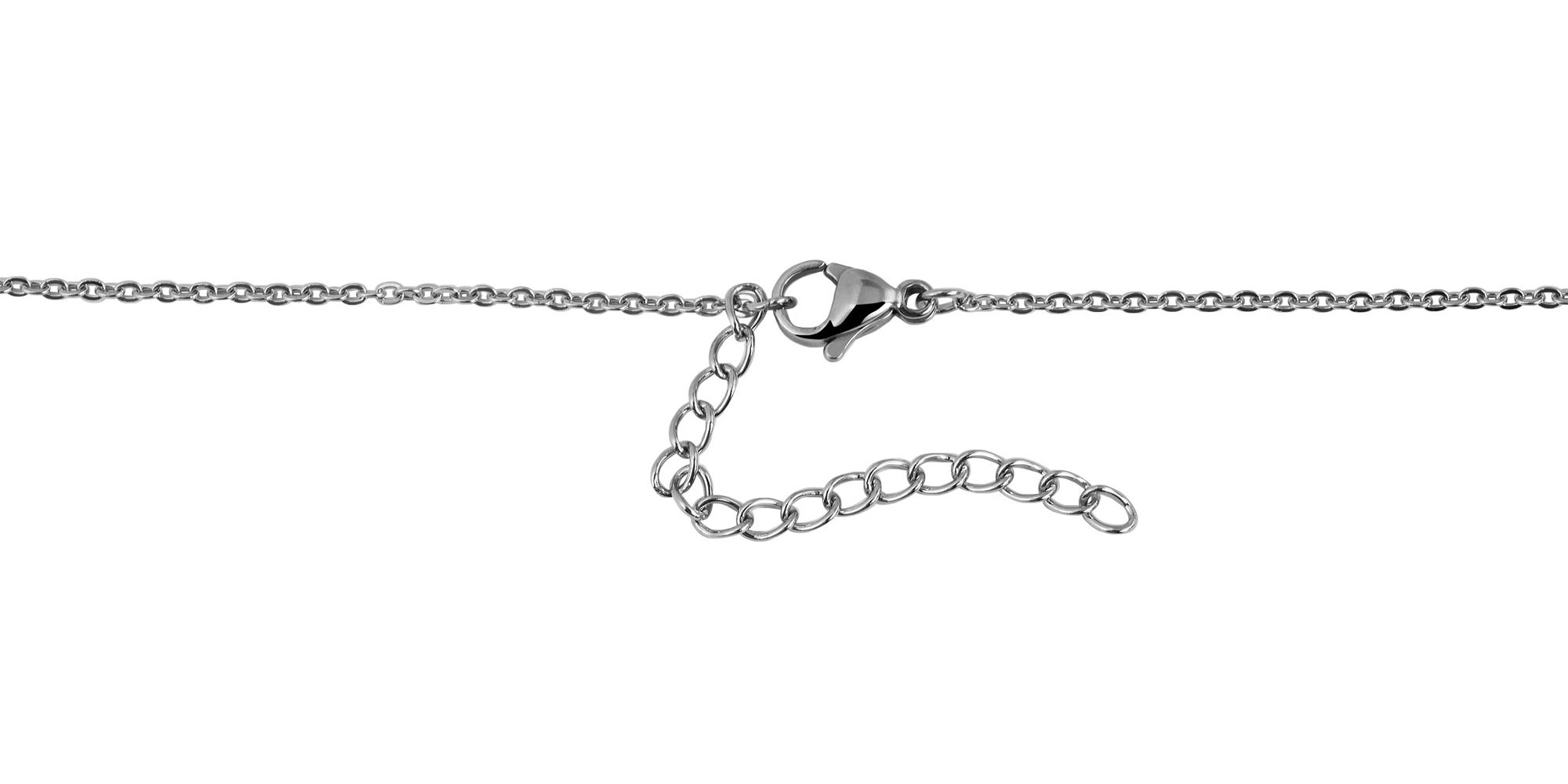 Adelia´s Kette ohne Anhänger »Unisex Halskette mit Anhänger – Buchstabe S aus Edelstahl« Perfekt als Geschenk zum Jubiläum