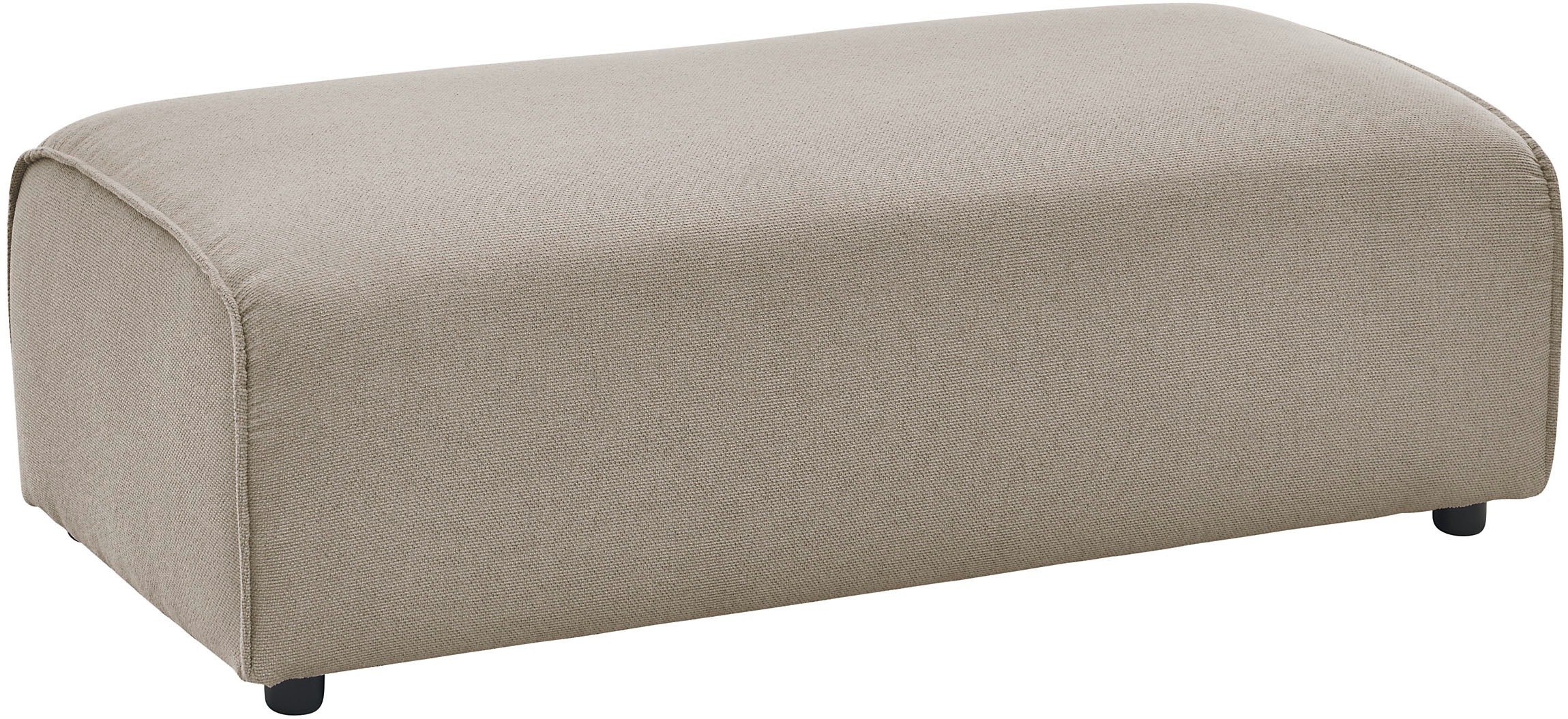 LeGer Home by Lena Gercke Hocker "PIARA, Polsterhocker mit Kedernaht, Cord, günstig online kaufen
