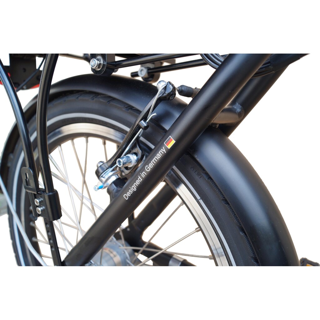 SAXXX E-Bike »Foldi Plus«, 3 Gang, Shimano, Nexus, Frontmotor 250 W
