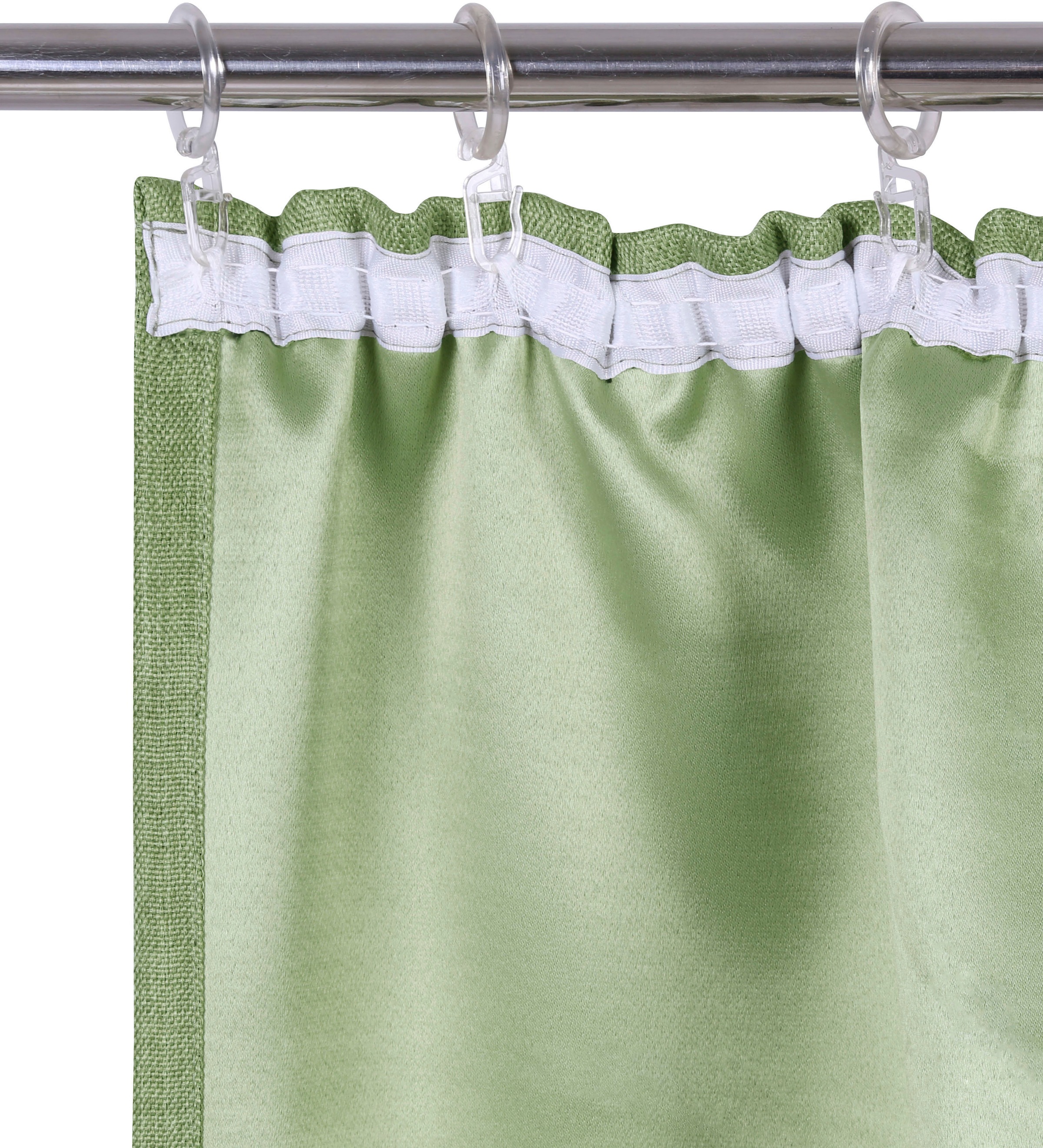 OTTO products Vorhang »Klarissa«, (1 St.), verdunkelnd, nachhaltig,  einfarbig, Leinenstruktur, 1 Stück auf Rechnung | BAUR | Thermovorhänge