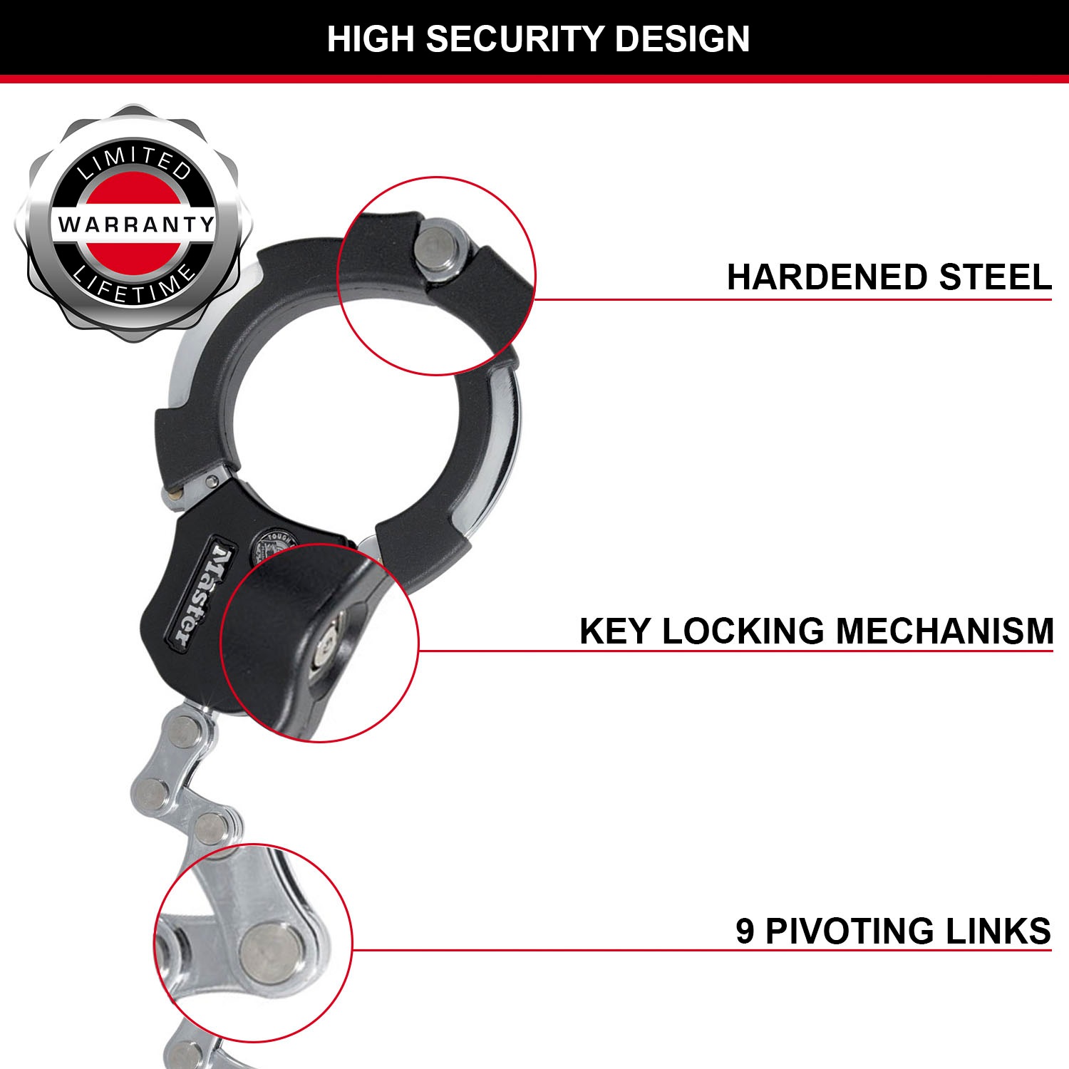 Master Lock Bügelschloss »8290EURDPRO«