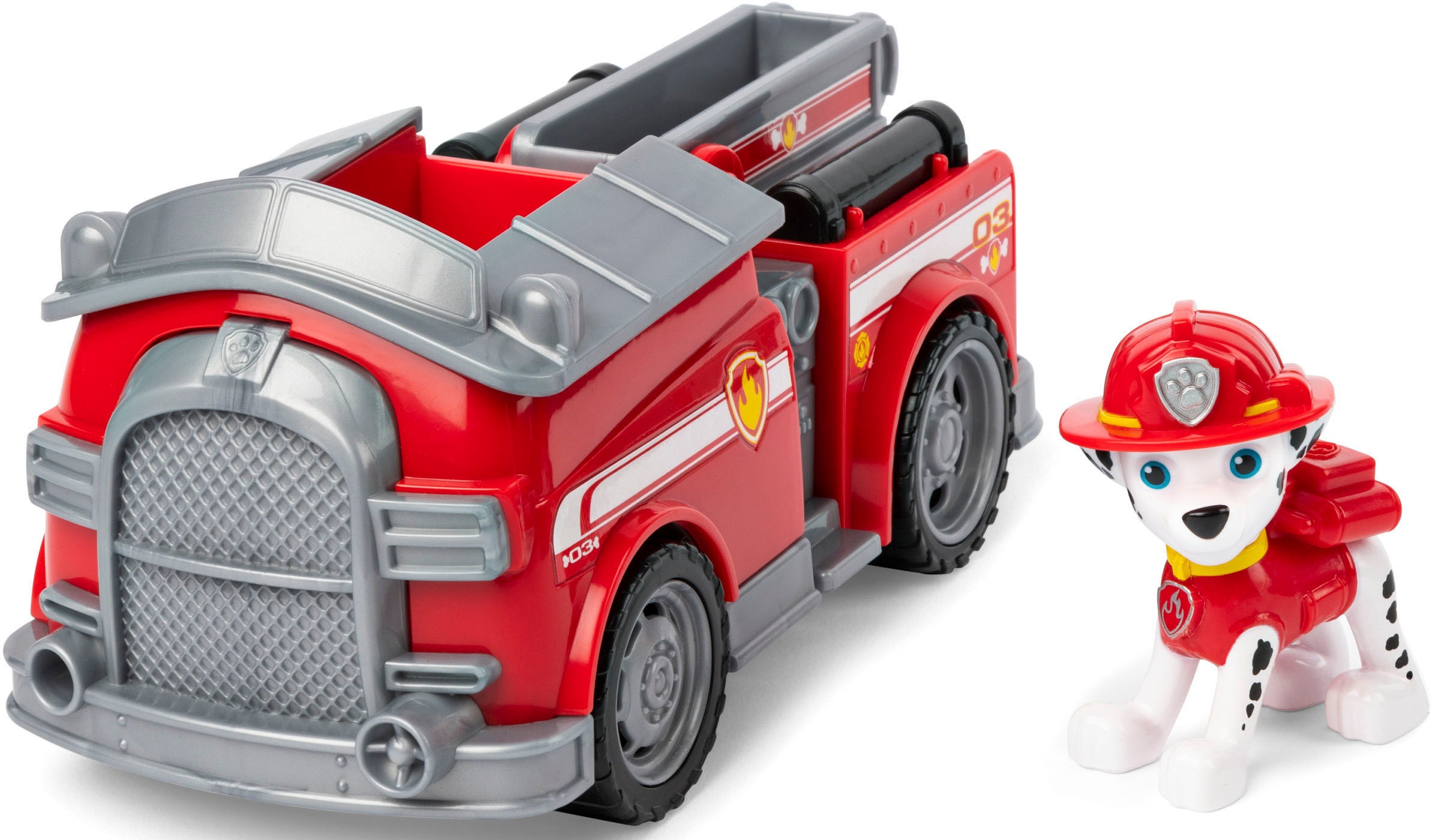 Spin Master Spielzeug-Auto »PAW Patrol, Feuerwehr-Fahrzeug mit Marshall-Figur«