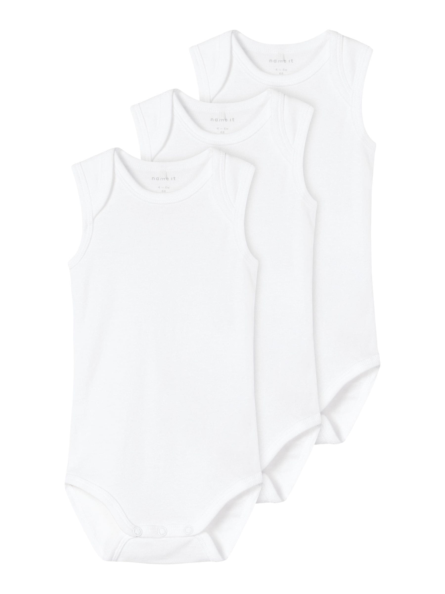 Name It Body "NBNBODY 3P TANK SOLID WHITE 3 NOOS"