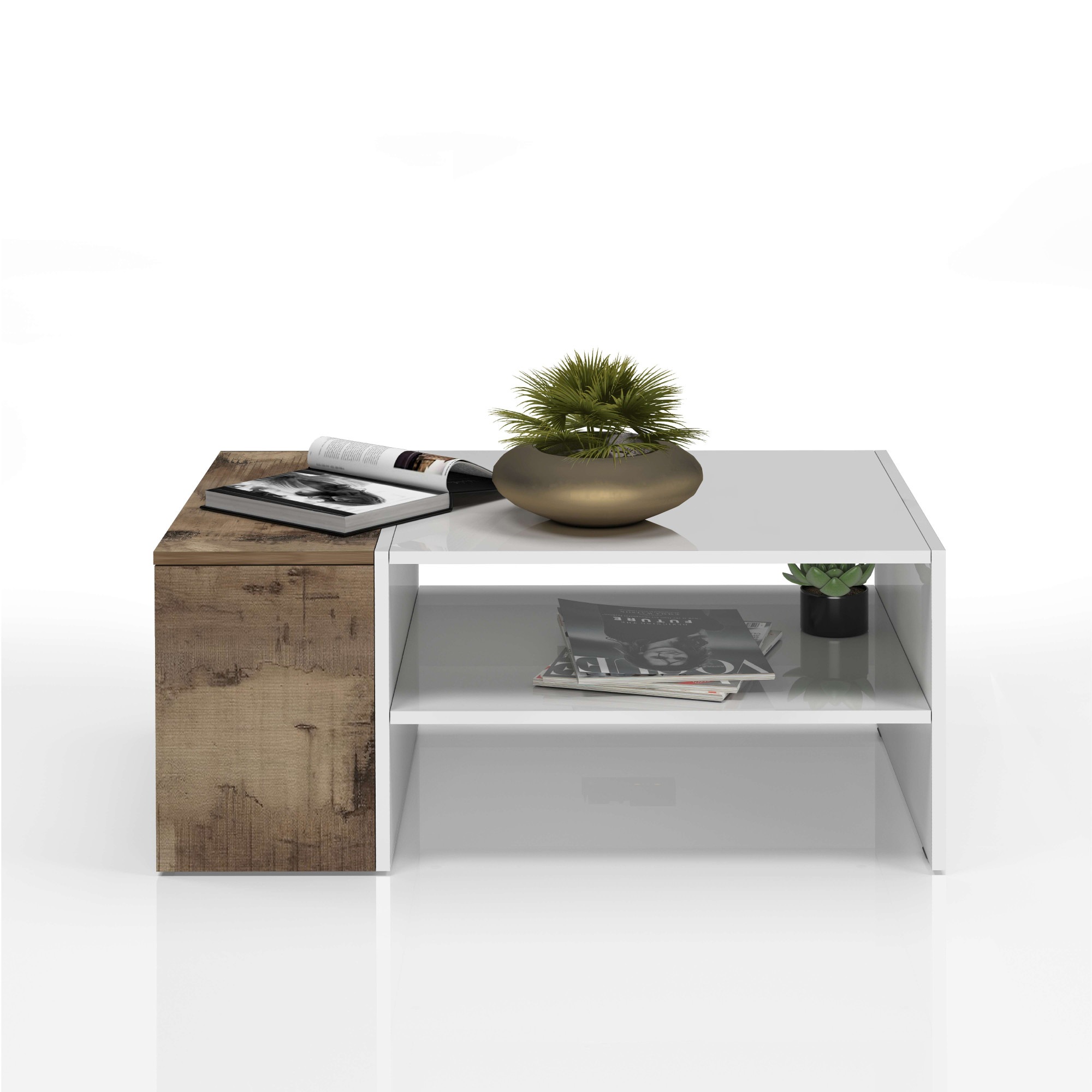 Home affaire Couchtisch "Coro, Couchtisch, Couchtisch mit seitlichem Staura günstig online kaufen