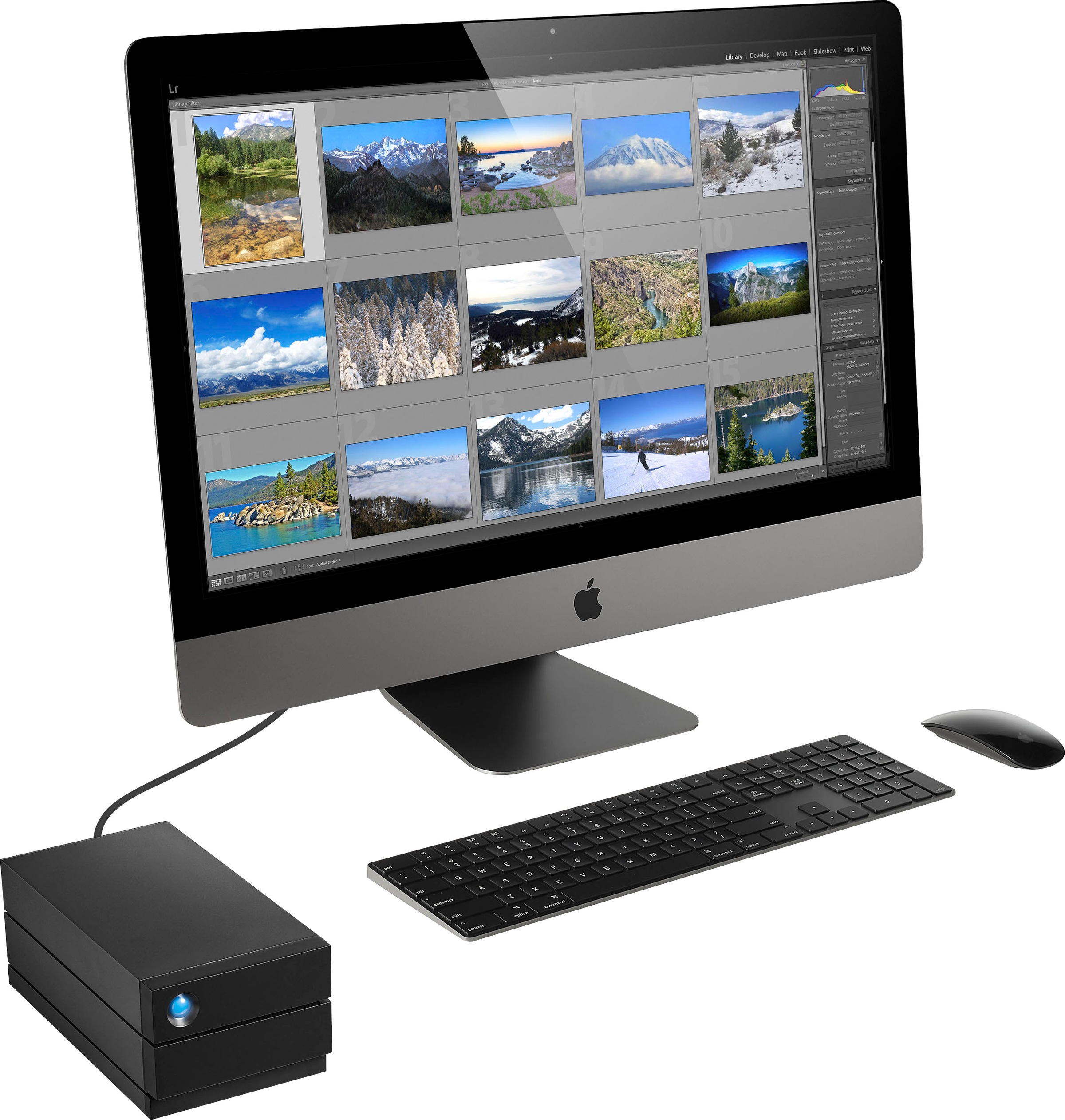 LaCie HDD-NAS-Festplatte »2big RAID«, Anschluss USB-C-USB 3.0-Thunderbolt 3-USB-C