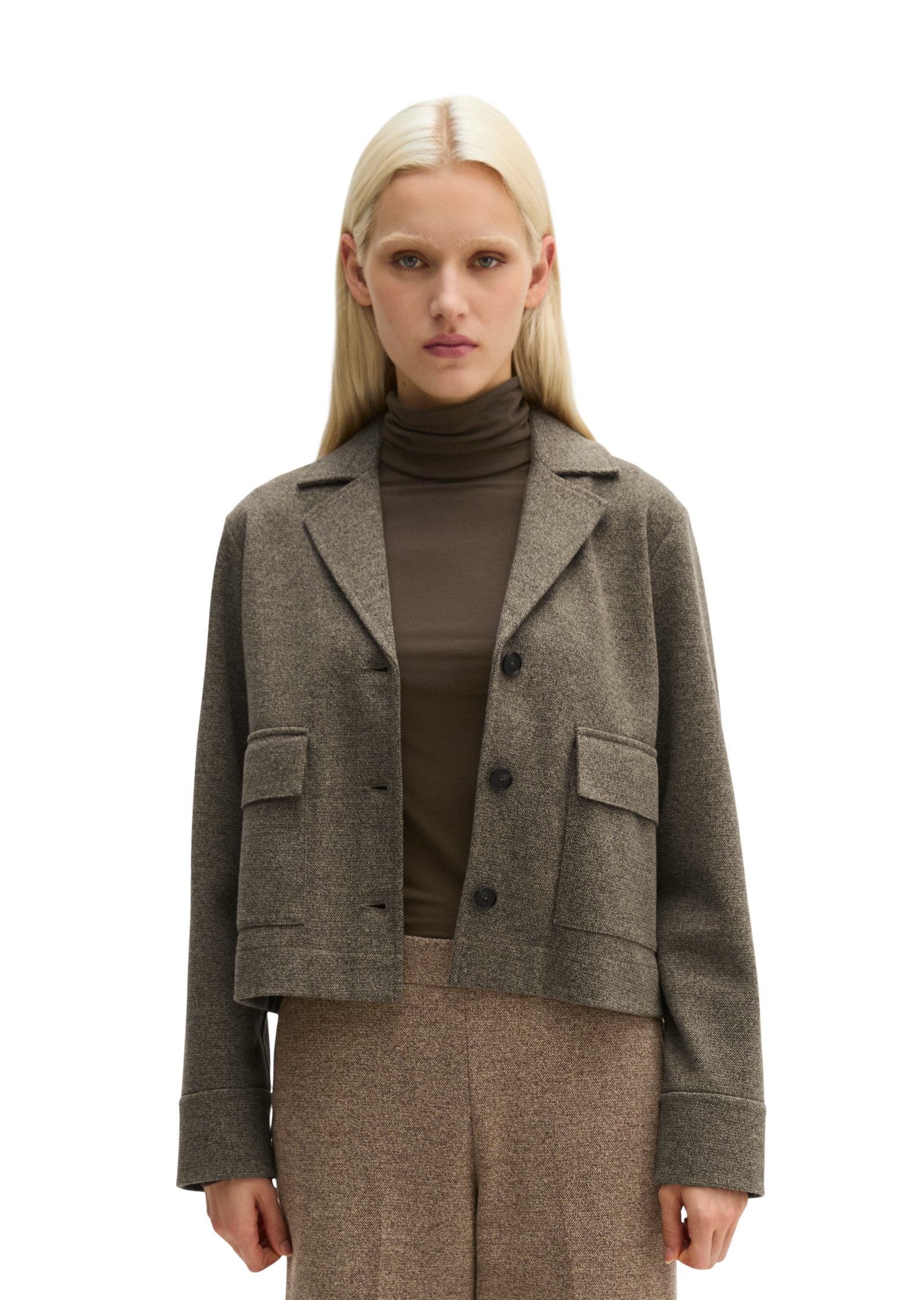 Marc OPolo Jerseyblazer "Bio-Baumwolle-Polyester-Viskose-Stretch-Mix"