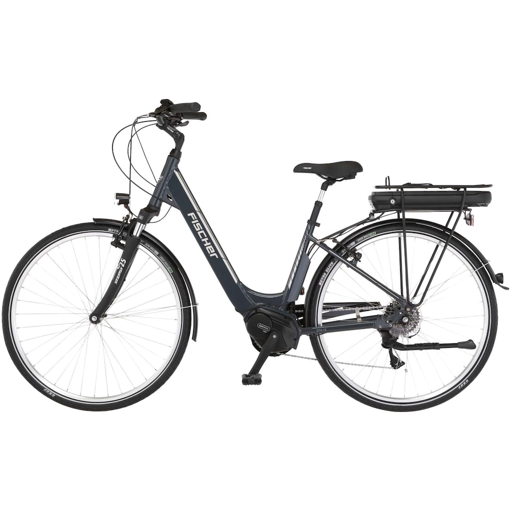 FISCHER Fahrrad E-Bike »CITA 1.5 418 44«, 8 Gang, Shimano, Acera, Mittelmotor 250 W, (Schloss)