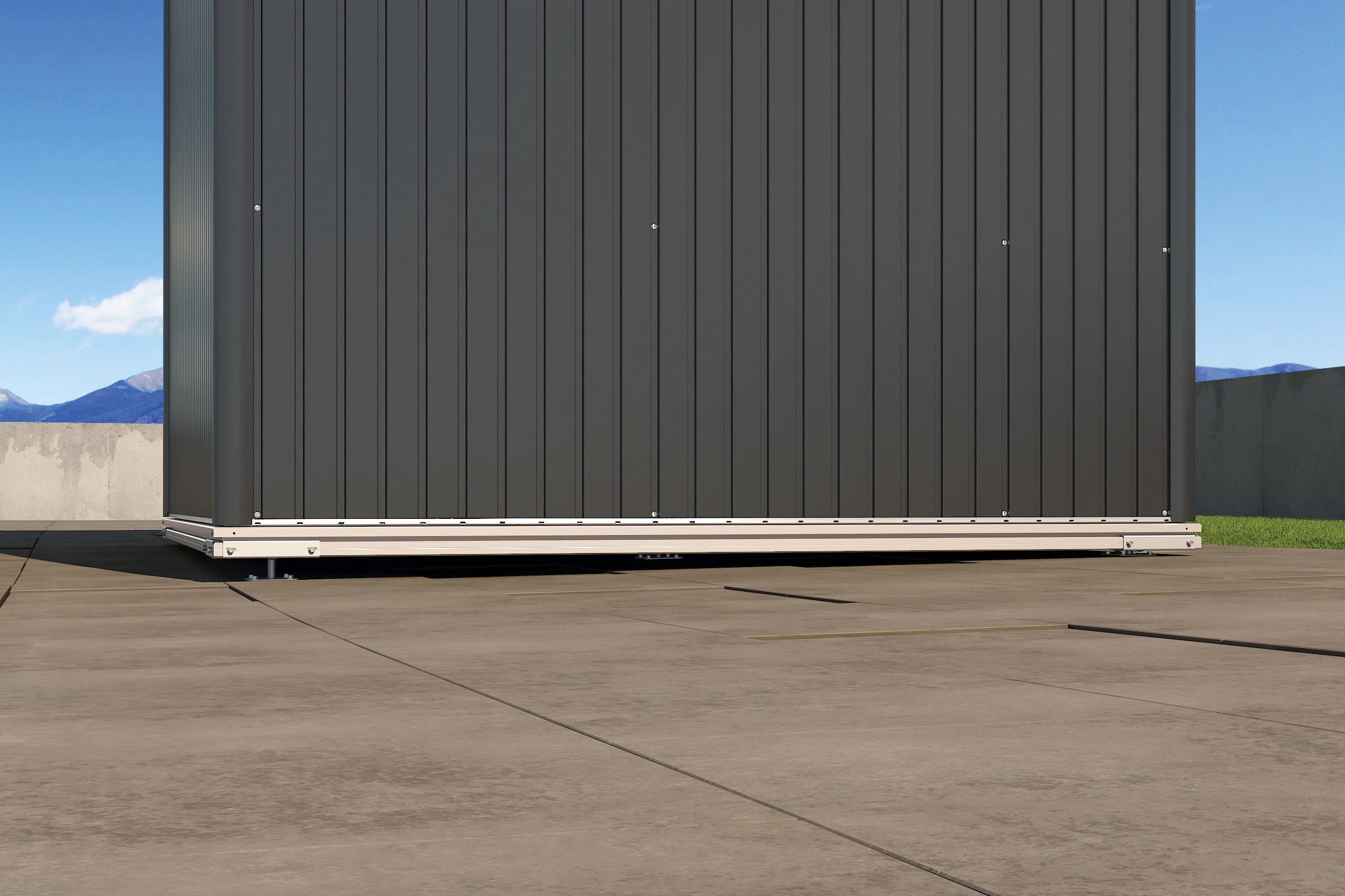 Biohort Gerätehaus-Fundamentrahmen »SMARTBASE für Gerätehaus Europa 4/ Neo 2B« 222x 222x 10 cm