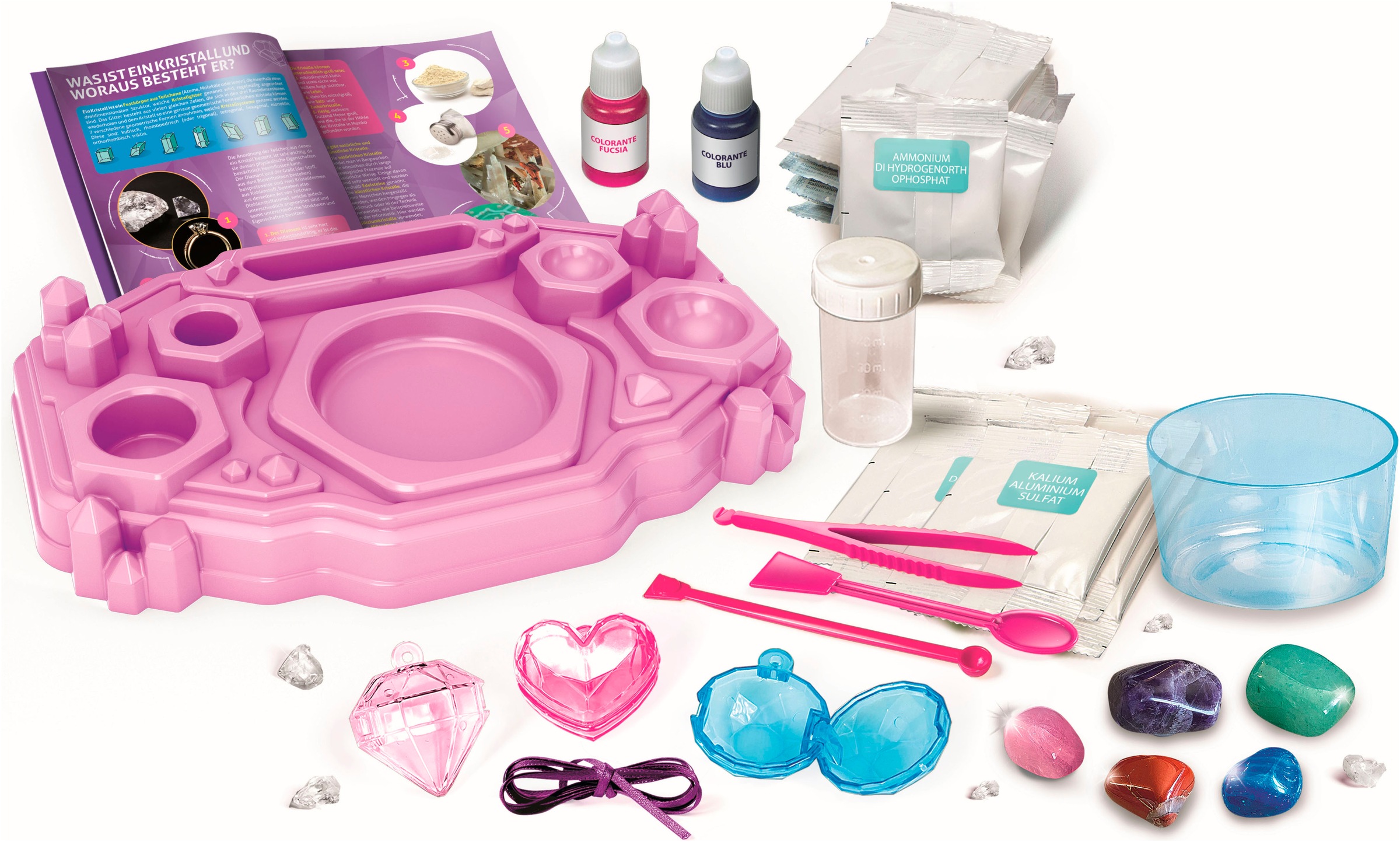Clementoni® Experimentierkasten »Galileo Lab, Mein großes Kristall-Labor«