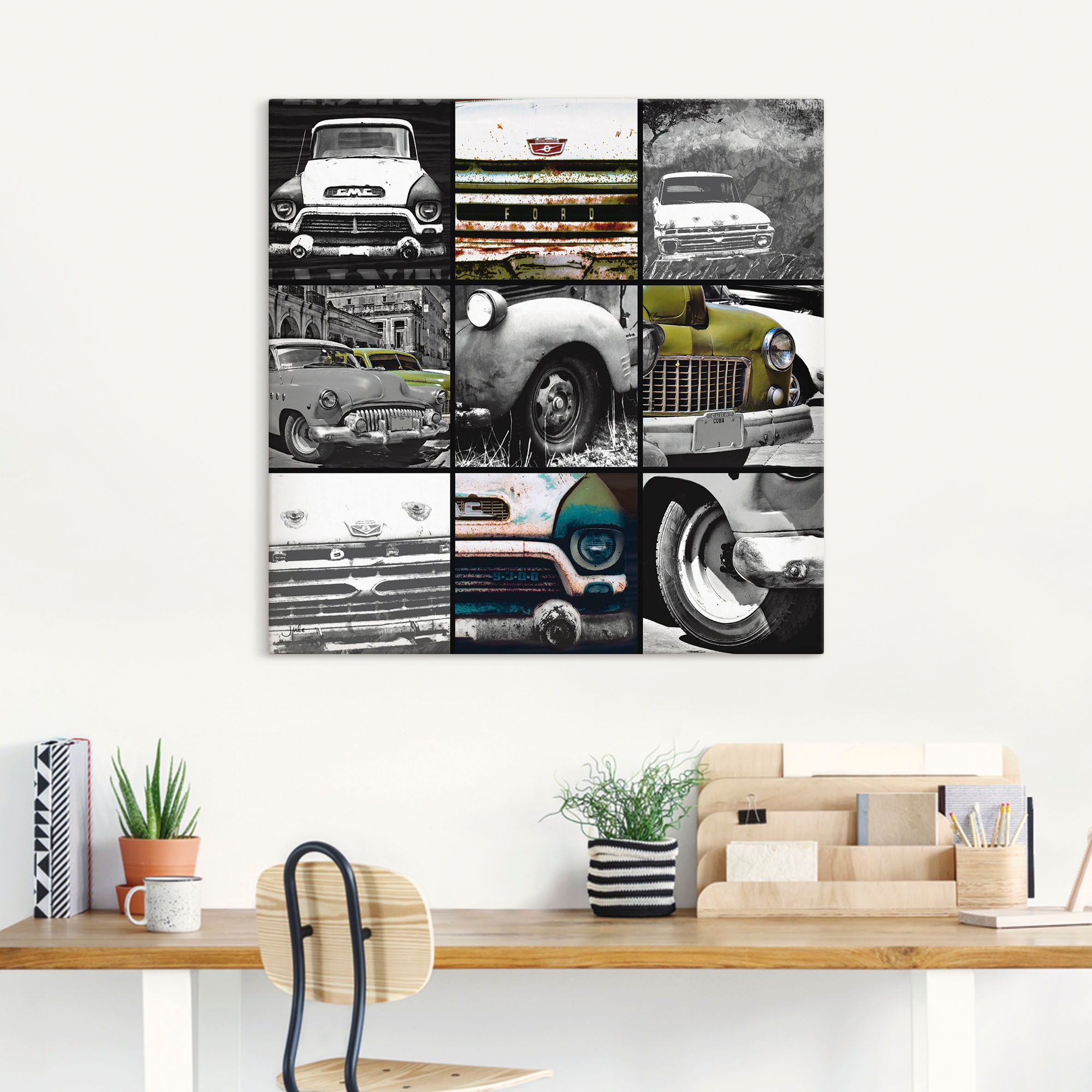Artland Wandbild »Autos I«, Auto, (1 St.), als Alubild, Outdoorbild, Poster in verschied. Größen