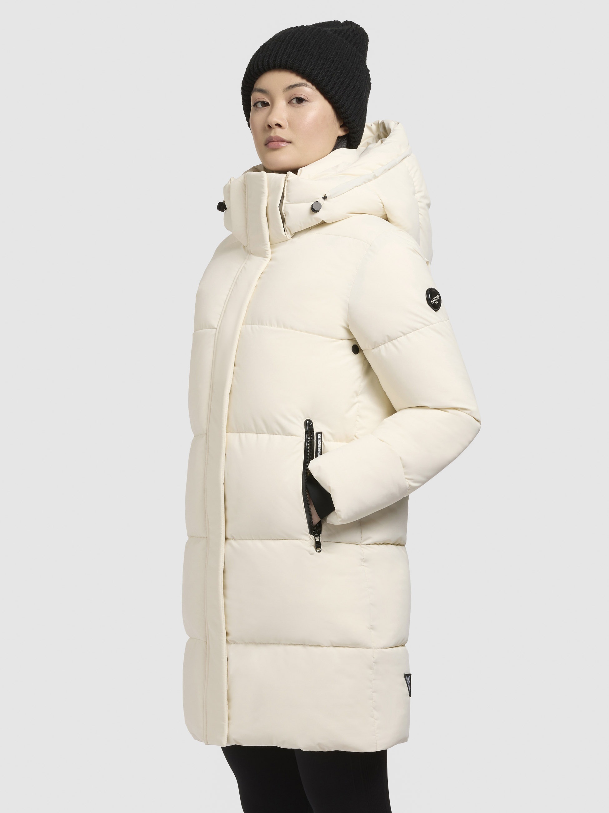 khujo Steppjacke »HAYA MATT«, mit Kapuze