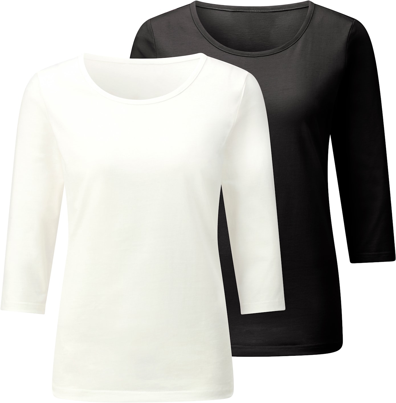 Casual Looks 3/4-Arm-Shirt "2er-Pack Shirts" 2 tlg. günstig online kaufen