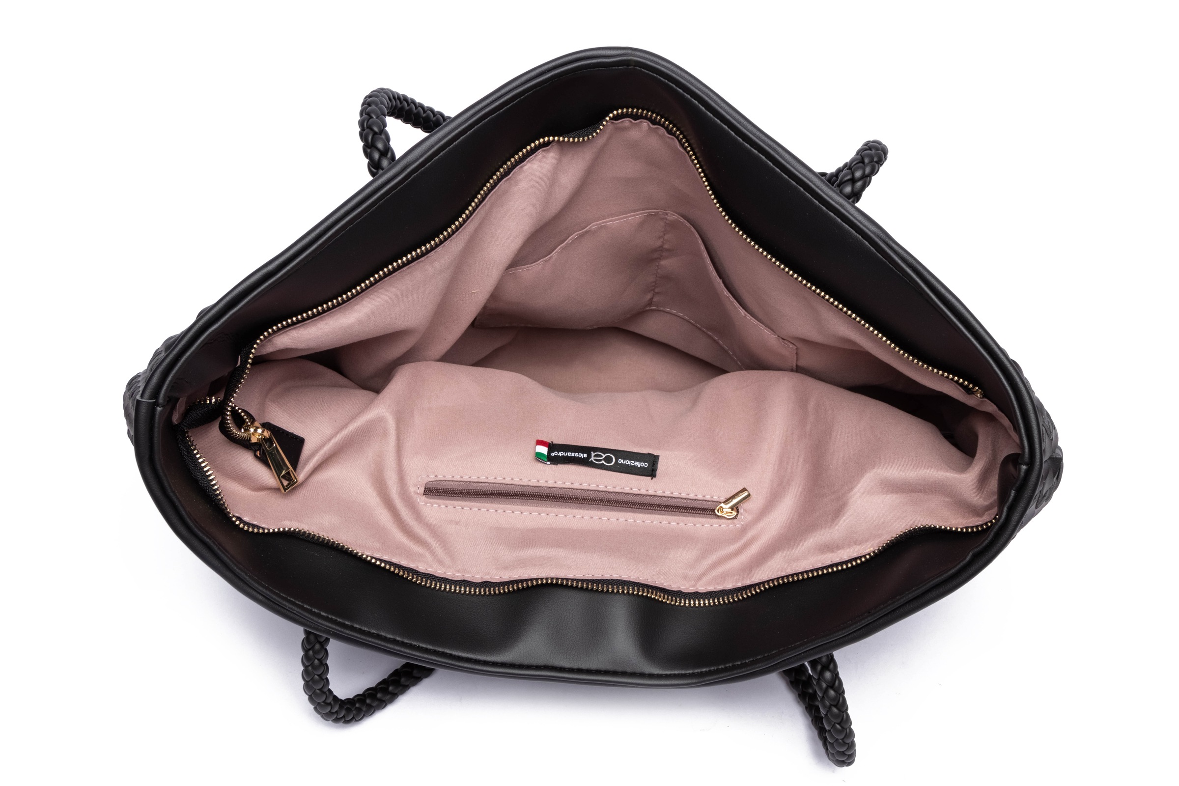 COLLEZIONE ALESSANDRO Schultertasche »Paris«, Flechttasche im XL-Format