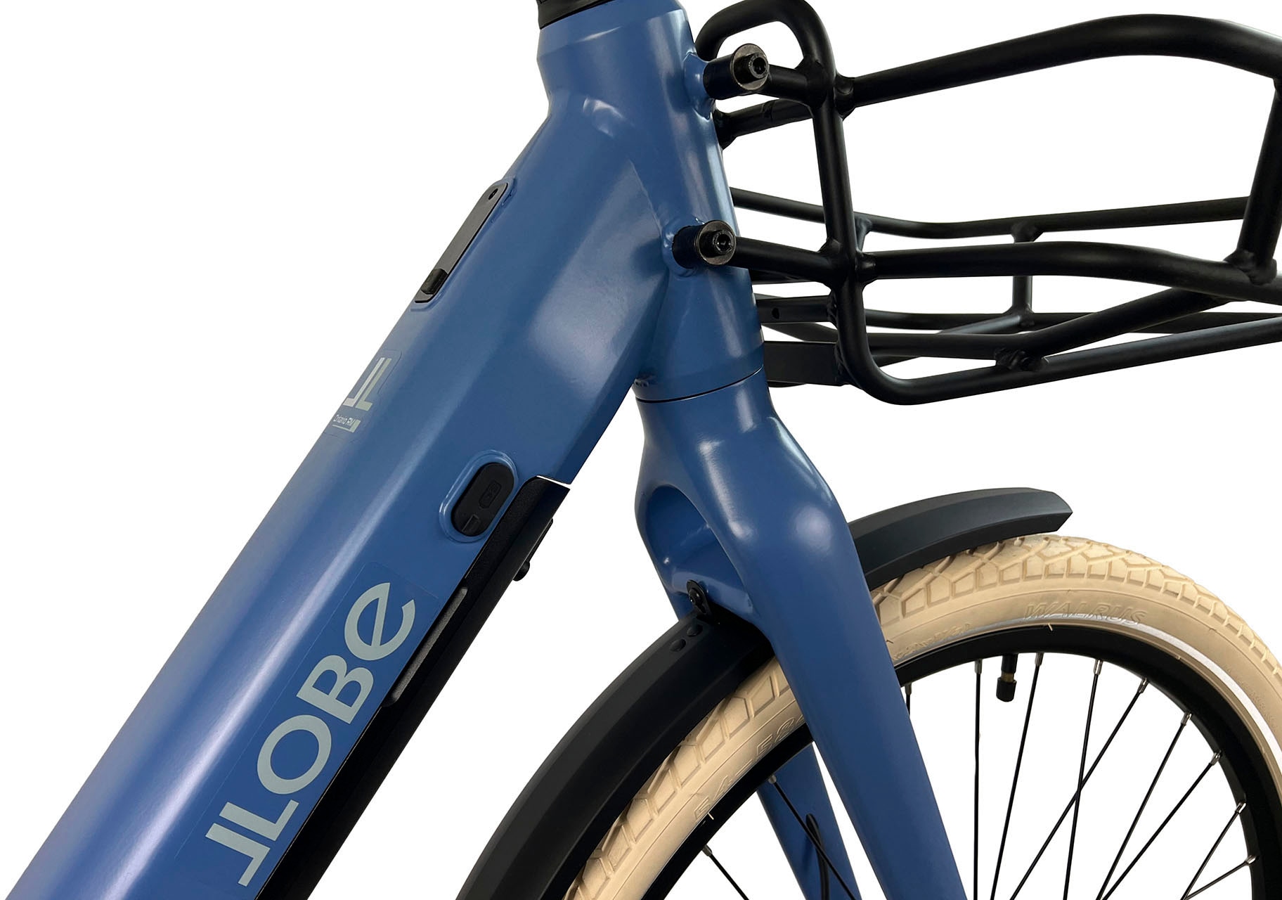 LLobe »CityVenture E-Bike 27,5" Ontario RM, blau« 2 Gang Nabenschaltung Heckmotor 250 W