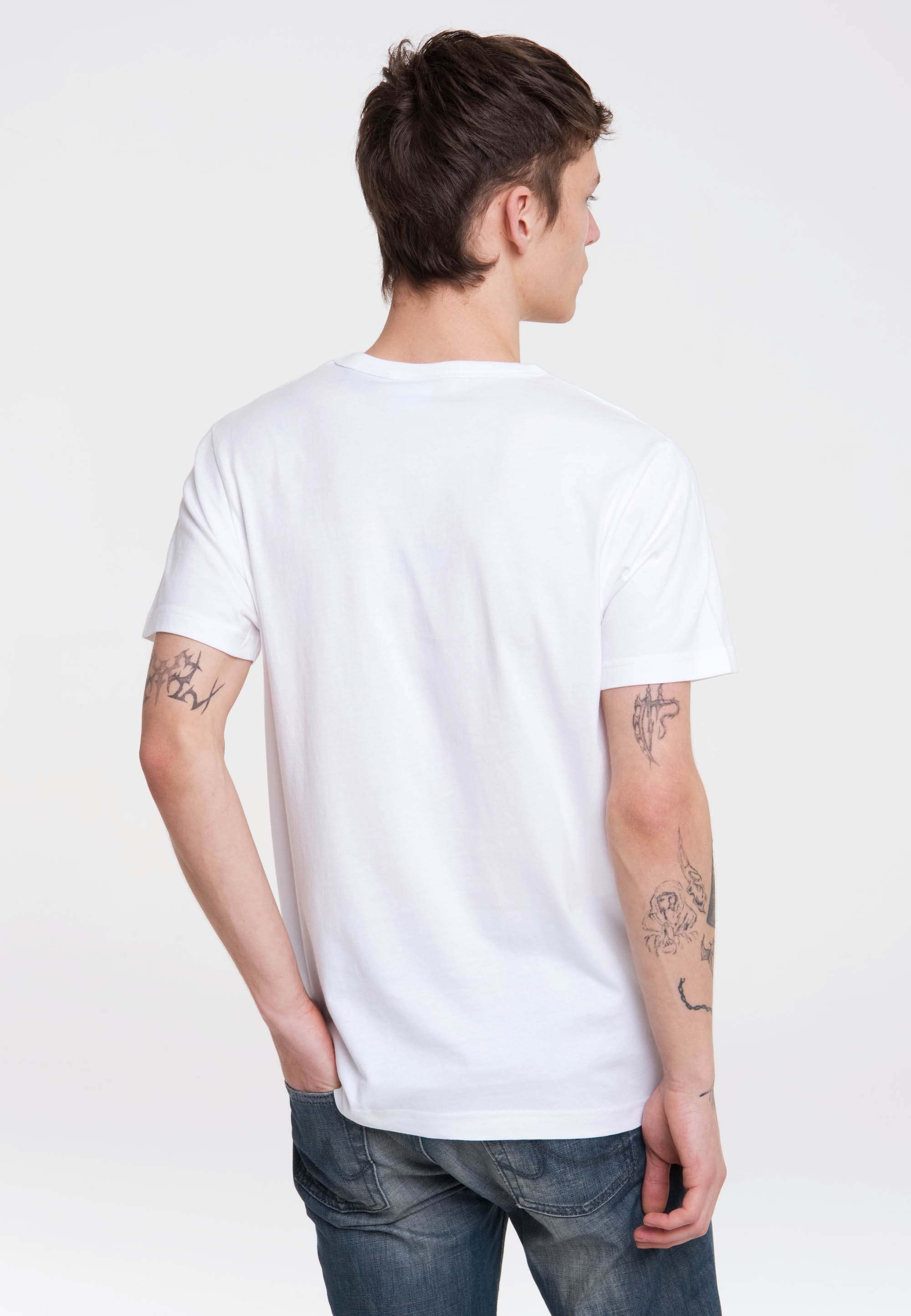 LOGOSHIRT T-Shirt »Jaws«, mit kultigem Print