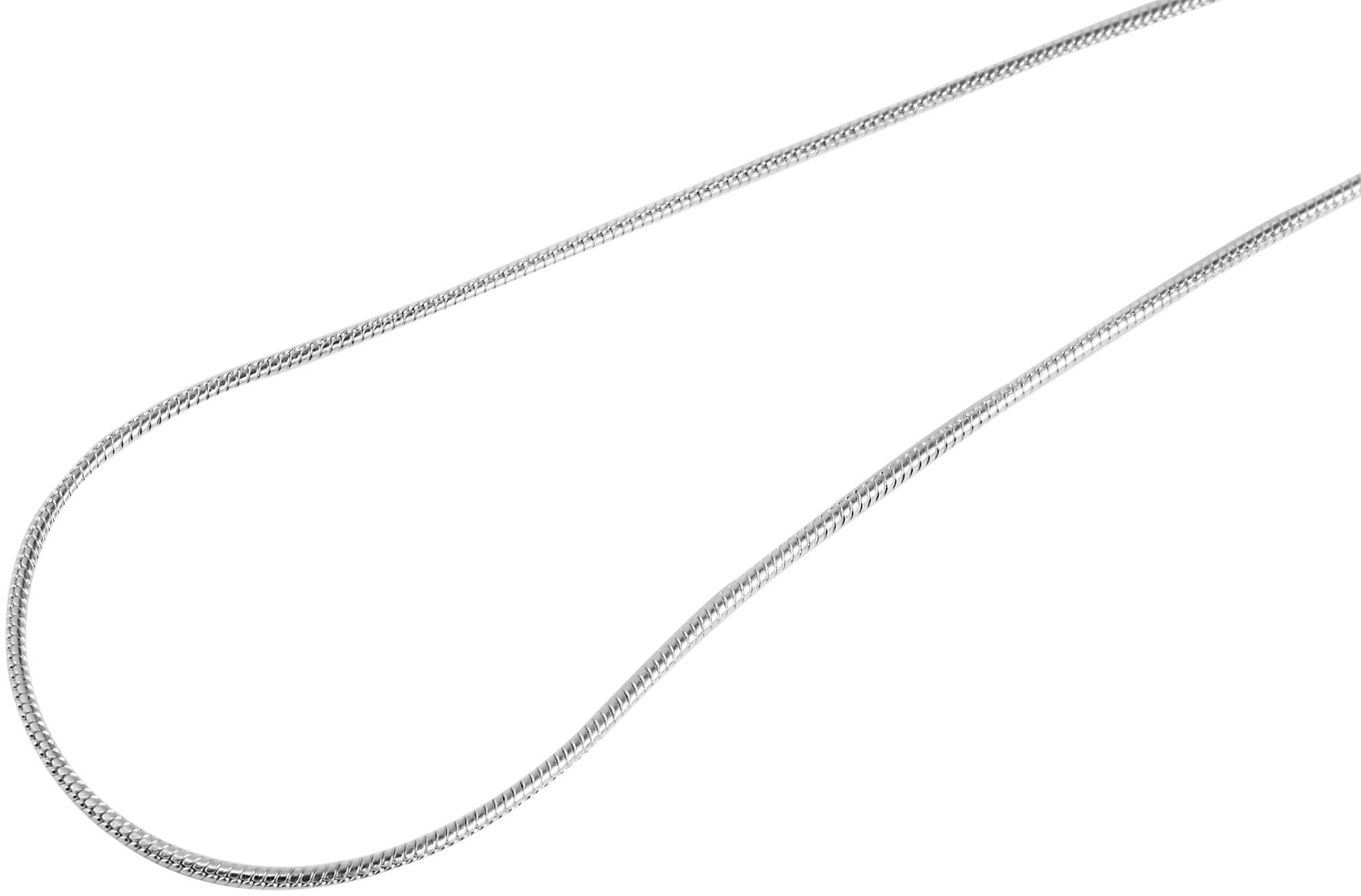 Adelia´s Kette ohne Anhänger »Halskette – Schlangenkette aus Edelstahl 60 cm« Perfekt als Geschenk zum Valentinstag