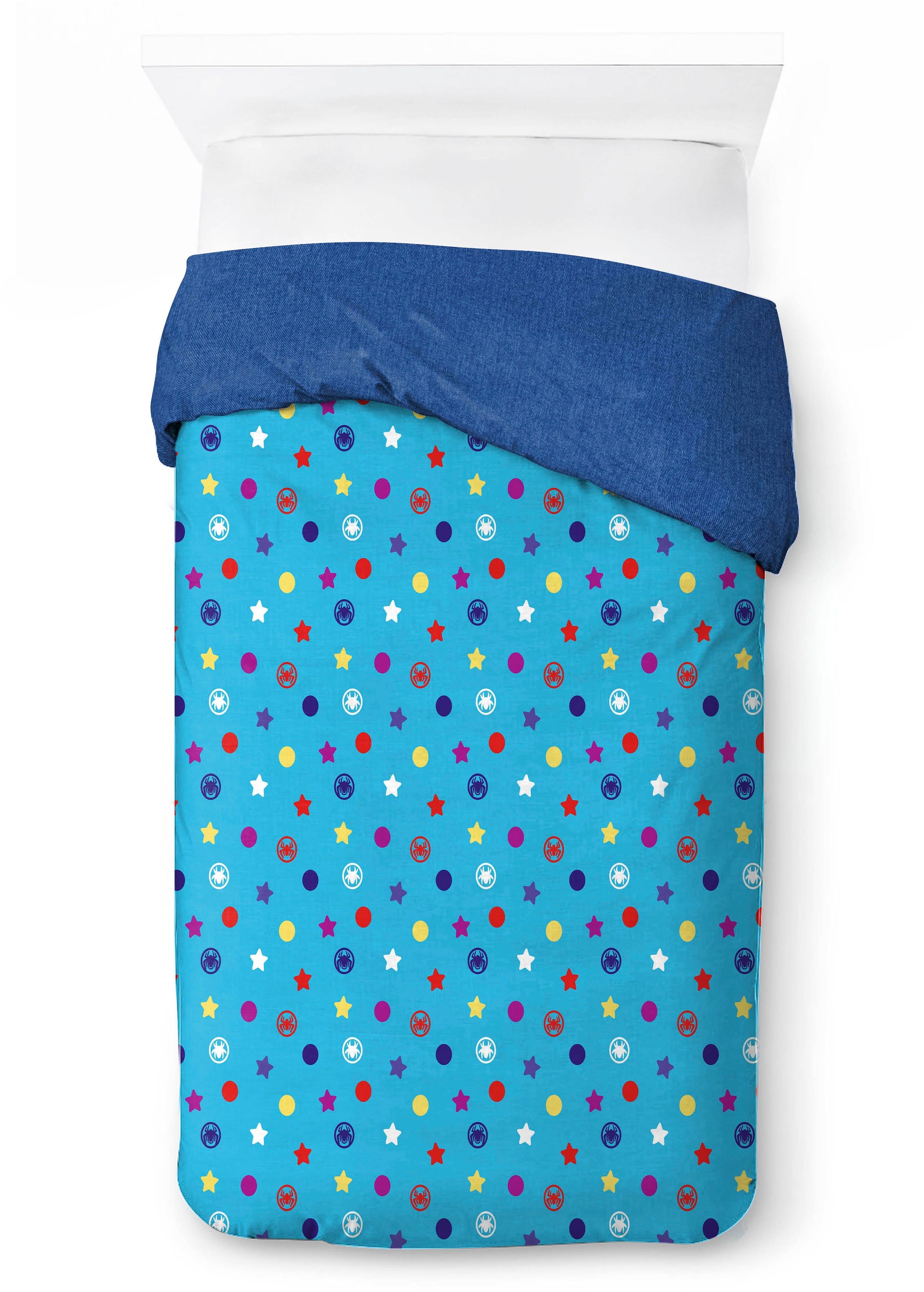 MARVEL Kinderbettwäsche »Marvel Spidey Bettbezug-Set 135x200 cm + Kissenbezug 80x80 cm« 2 tlg. tlg. 100 % Baumwolle, maschinenwaschbar, wendbar