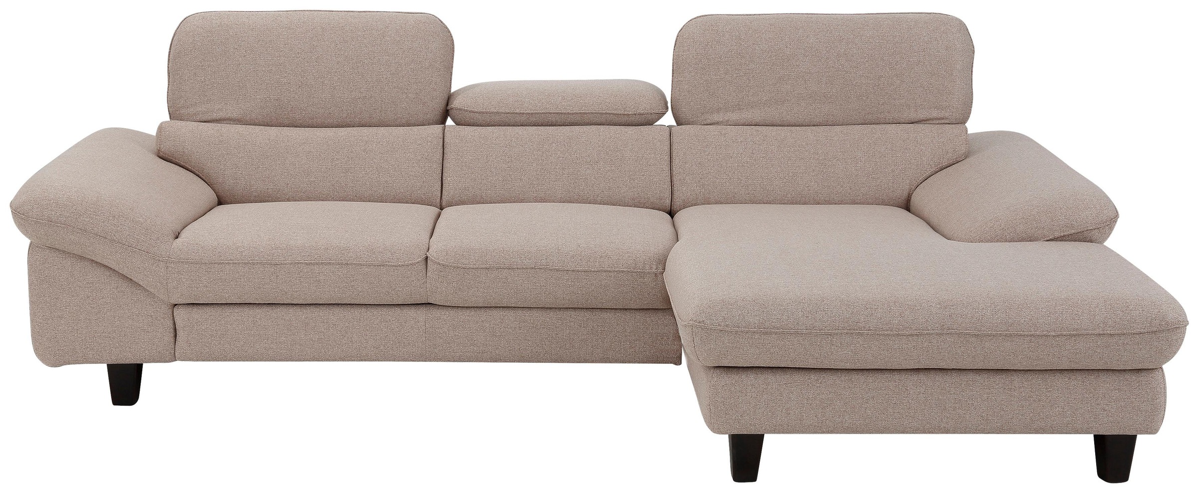 Home affaire Ecksofa »Pilot L-Form«, mit Kopfteilverstellung, wahlweise mit Bettfunktion & Bettkasten