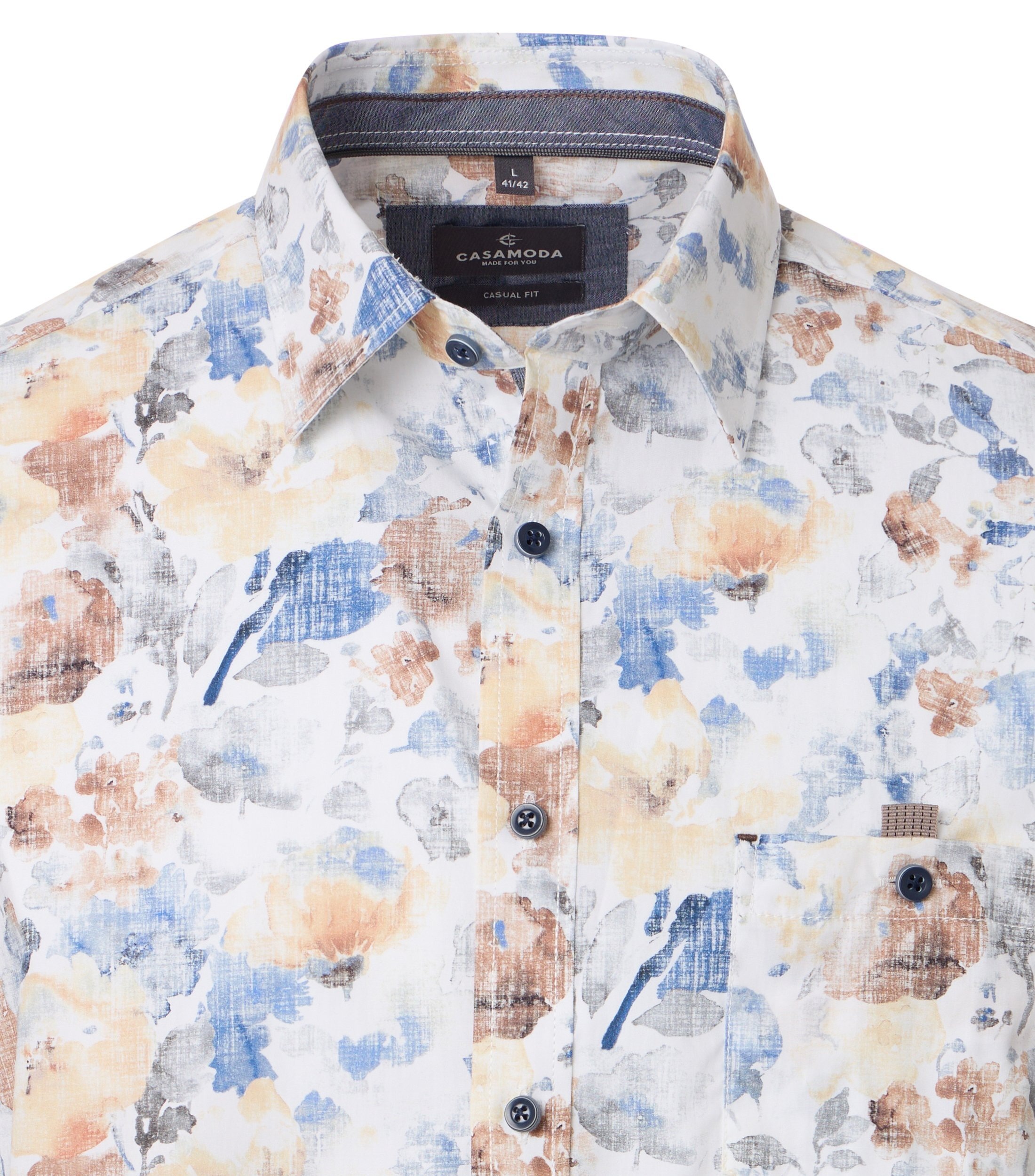 CASAMODA Langarmhemd »CASAMODA Freizeithemd Print«