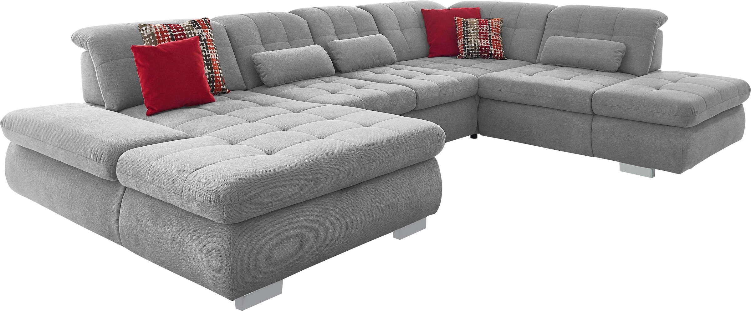 Die PlanBar Ecksofa »MP-IN17004 L-Form«, wahlweise mit Funktionen, Federkern-Polsterung