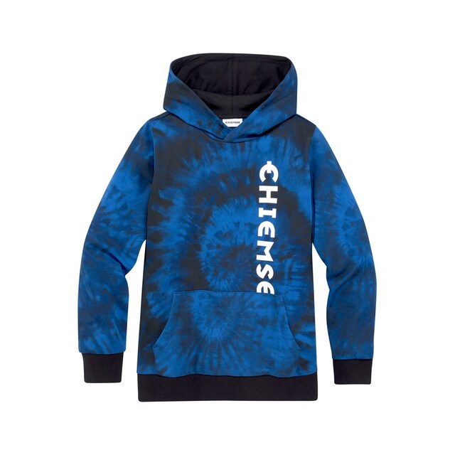 BAUR »in Chiemsee mit | online Logo-Druck Kapuzensweatshirt kaufen cooler Batikoptik«,