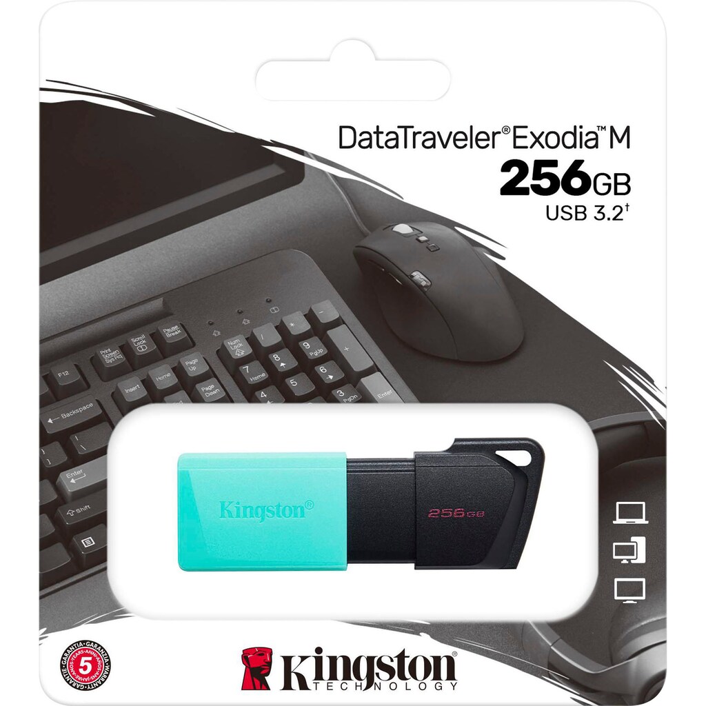 Kingston USB-Stick »DATATRAVELER® EXODIA™ M 256GB«, (USB 3.2)
