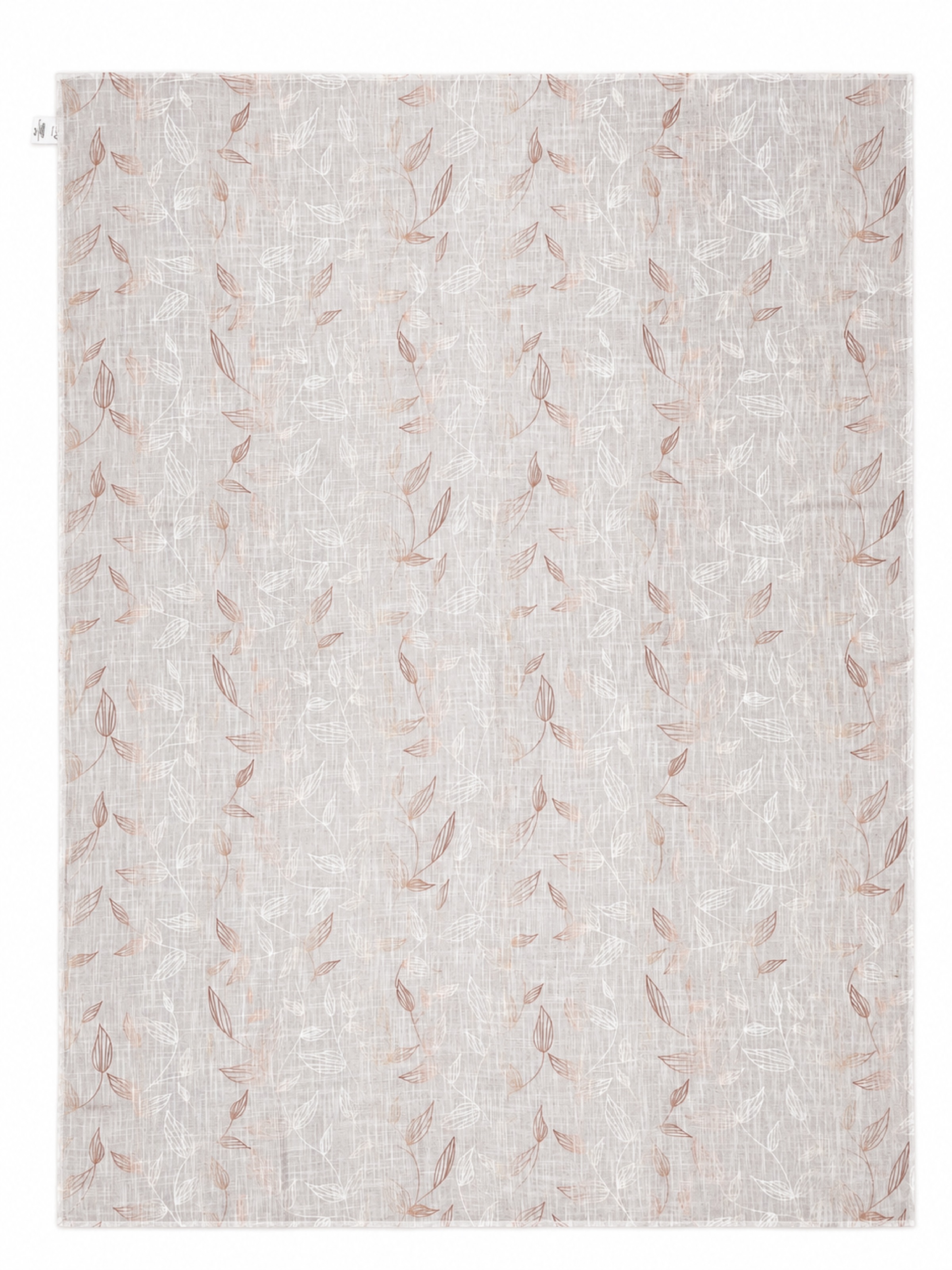 OTTO home Tischdecke "Raffon" Leinen Optik mit Blattmotiv, Wohn - Esszimmer Dekoration
