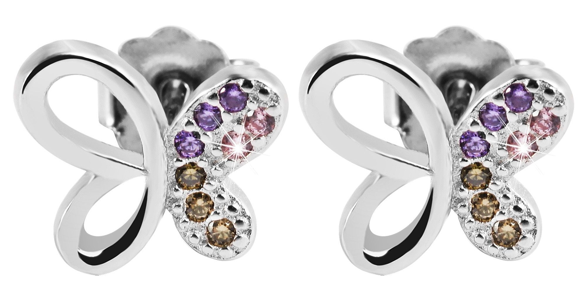 Adelia´s Paar Ohrhänger "Damen Ohrringe – Ohrstecker aus 925 Silber mit Zir günstig online kaufen