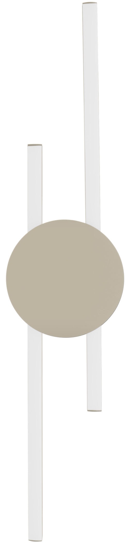 EGLO Deckenleuchte "VENTICELLO Deckenlampe - Alu - LED;LED - 20W;0,91W - IP20", 2, H: 5,5cm, 1 Stk., beige, Wohnzimmer, Leuchten, Wohzimmerlampe,