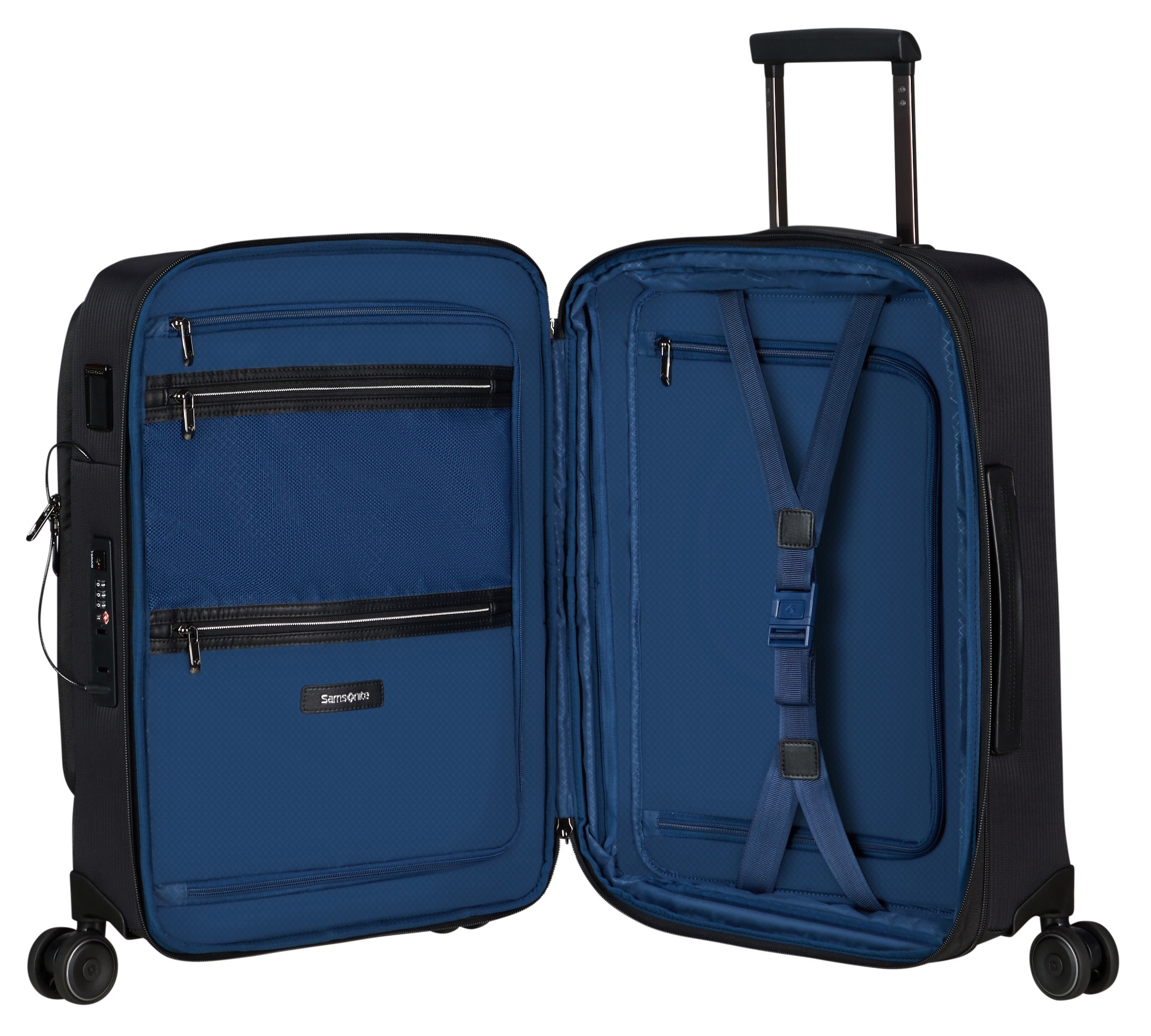 Samsonite Weichgepäck-Trolley »SPLENDIX, verschiedene Größen«, 4 Rollen, Reisegepäck Koffer groß TSA Schloss Volumenerweiterung