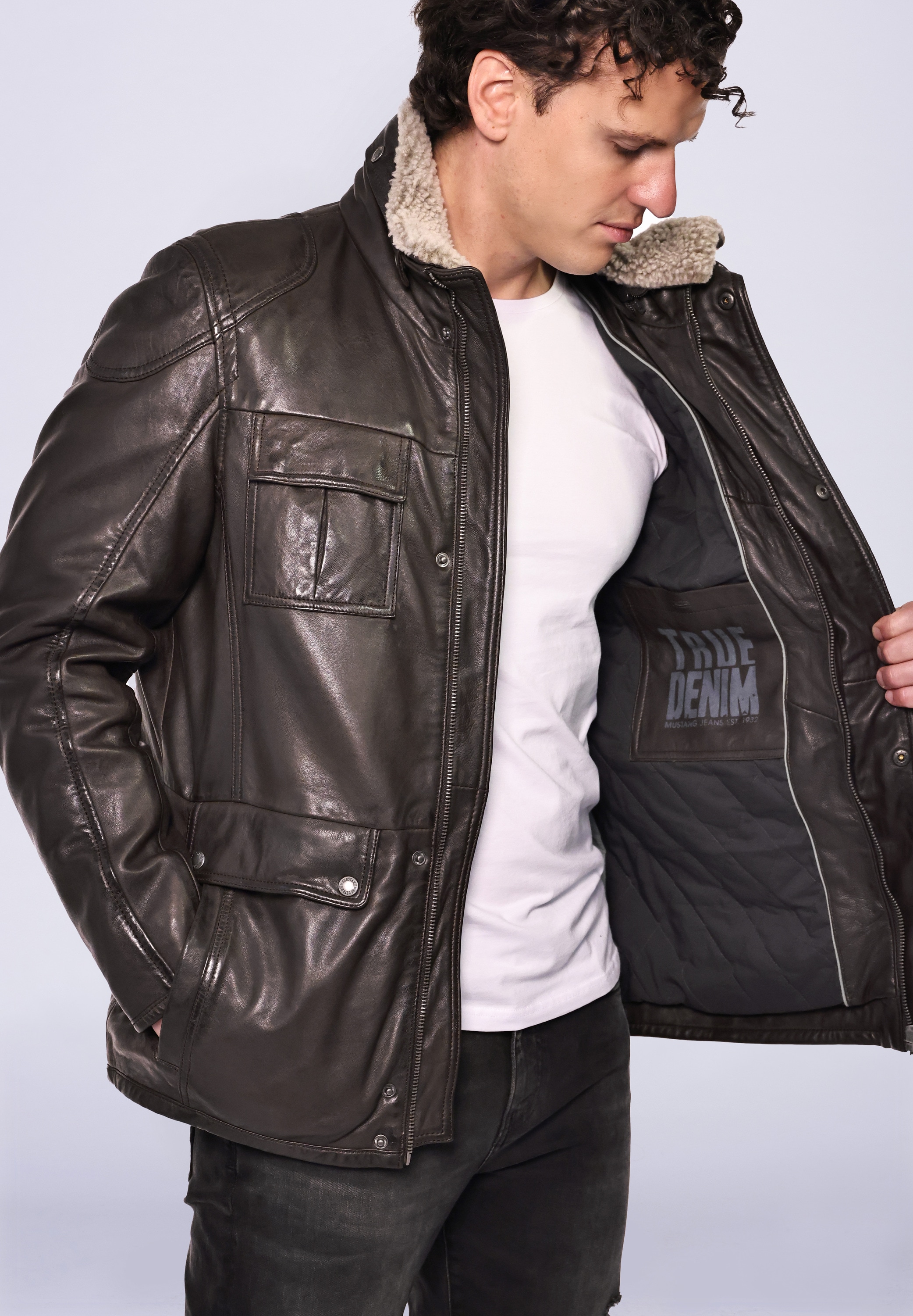 MUSTANG Lederjacke »31019263-FF«
