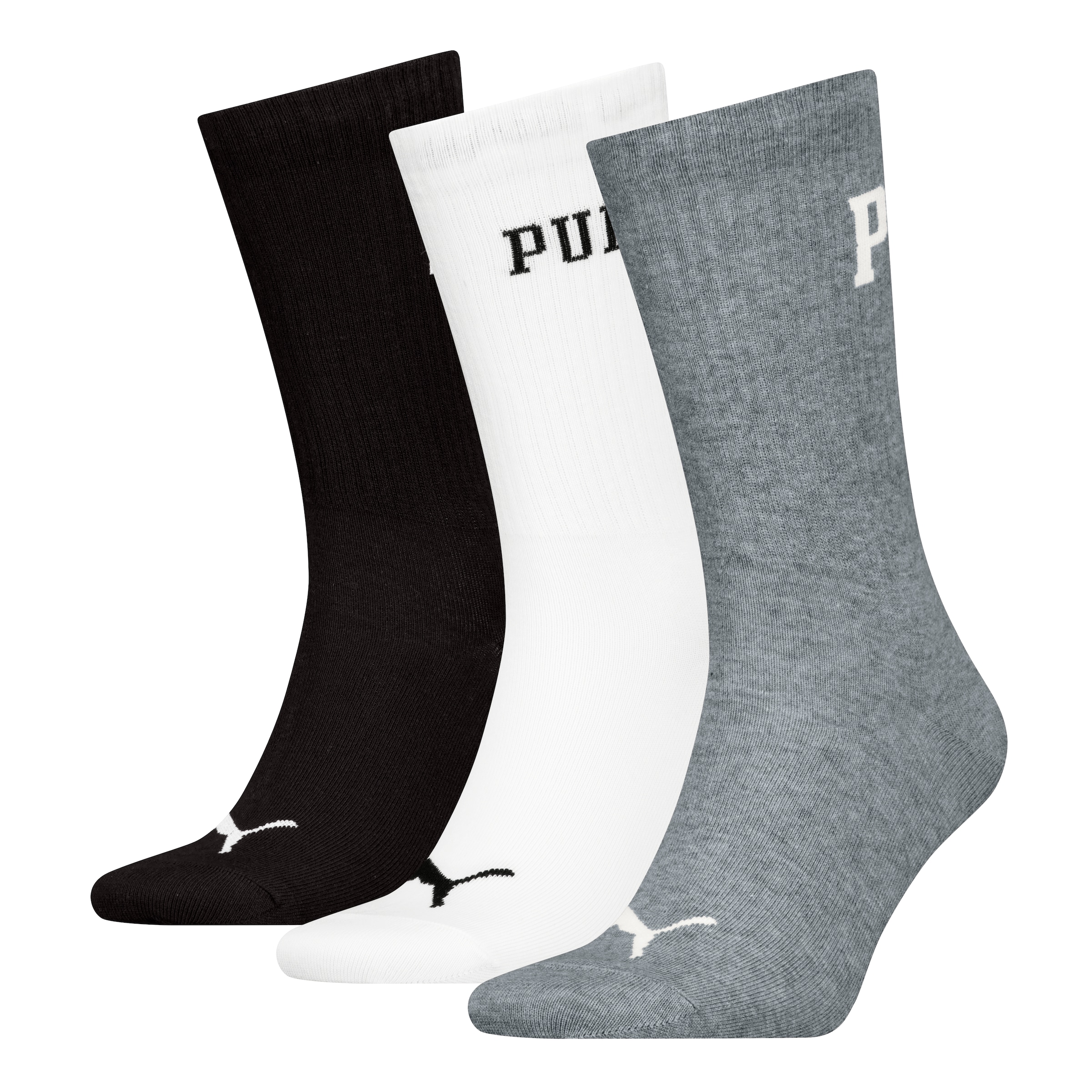 PUMA Socken, (3 Paar, 3er Pack), mit verstärkten Zehen und Fersen günstig online kaufen