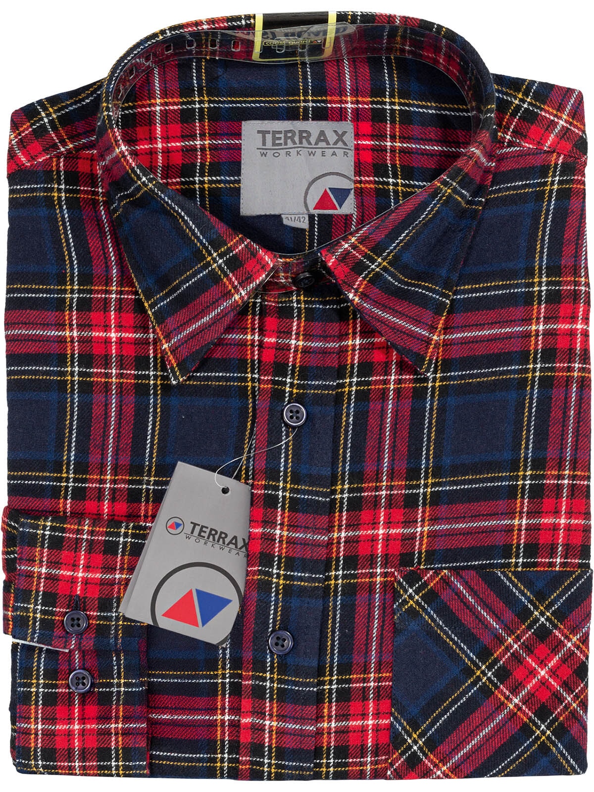 Terrax Workwear Flanellhemd "Flanellhemd 105 cm" günstig online kaufen