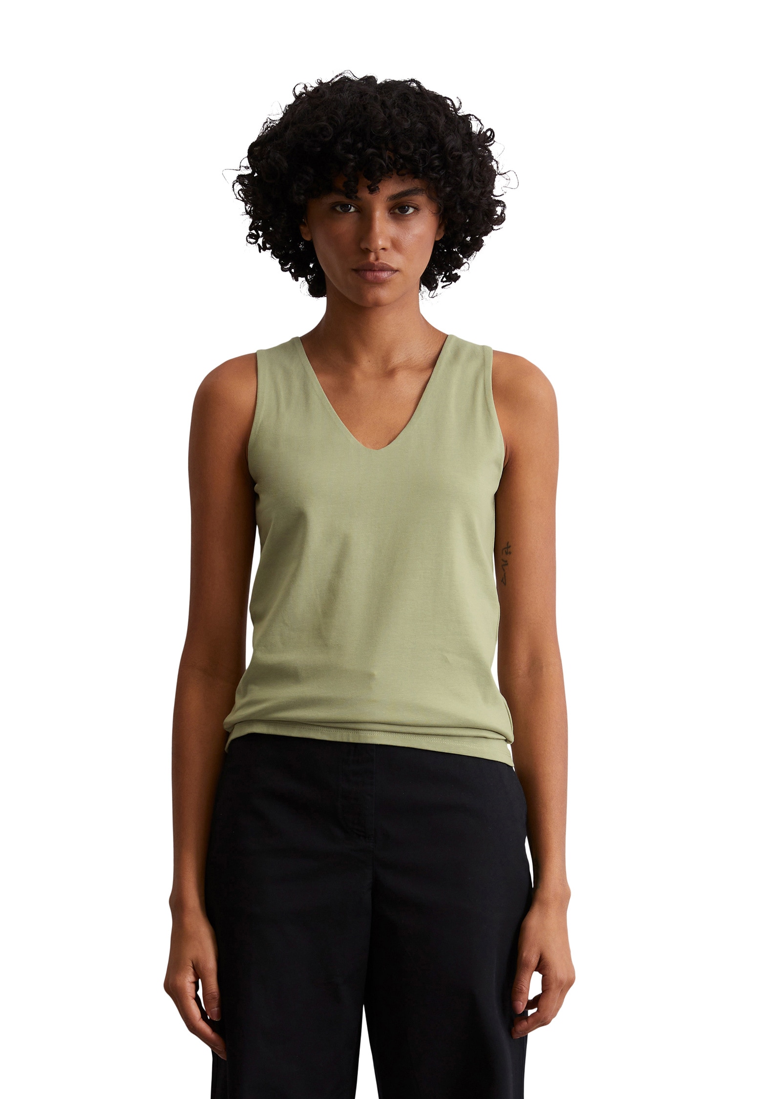 Marc OPolo T-Shirt "aus Organic-Cotton-Stretch-Jersey" günstig online kaufen