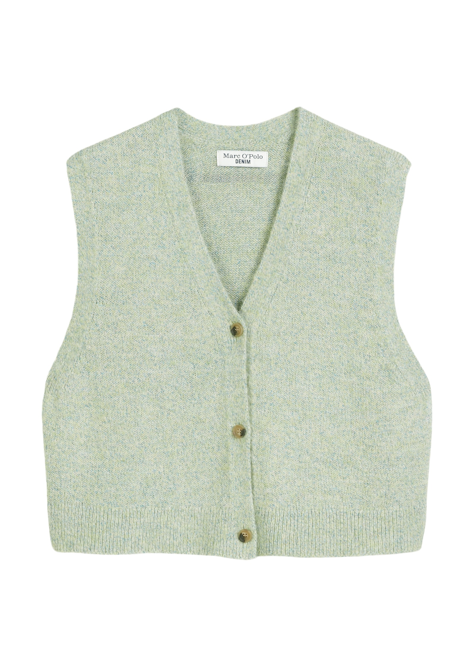 Marc O'Polo DENIM Strickweste »aus Baumwoll-Multicolor-Garn«