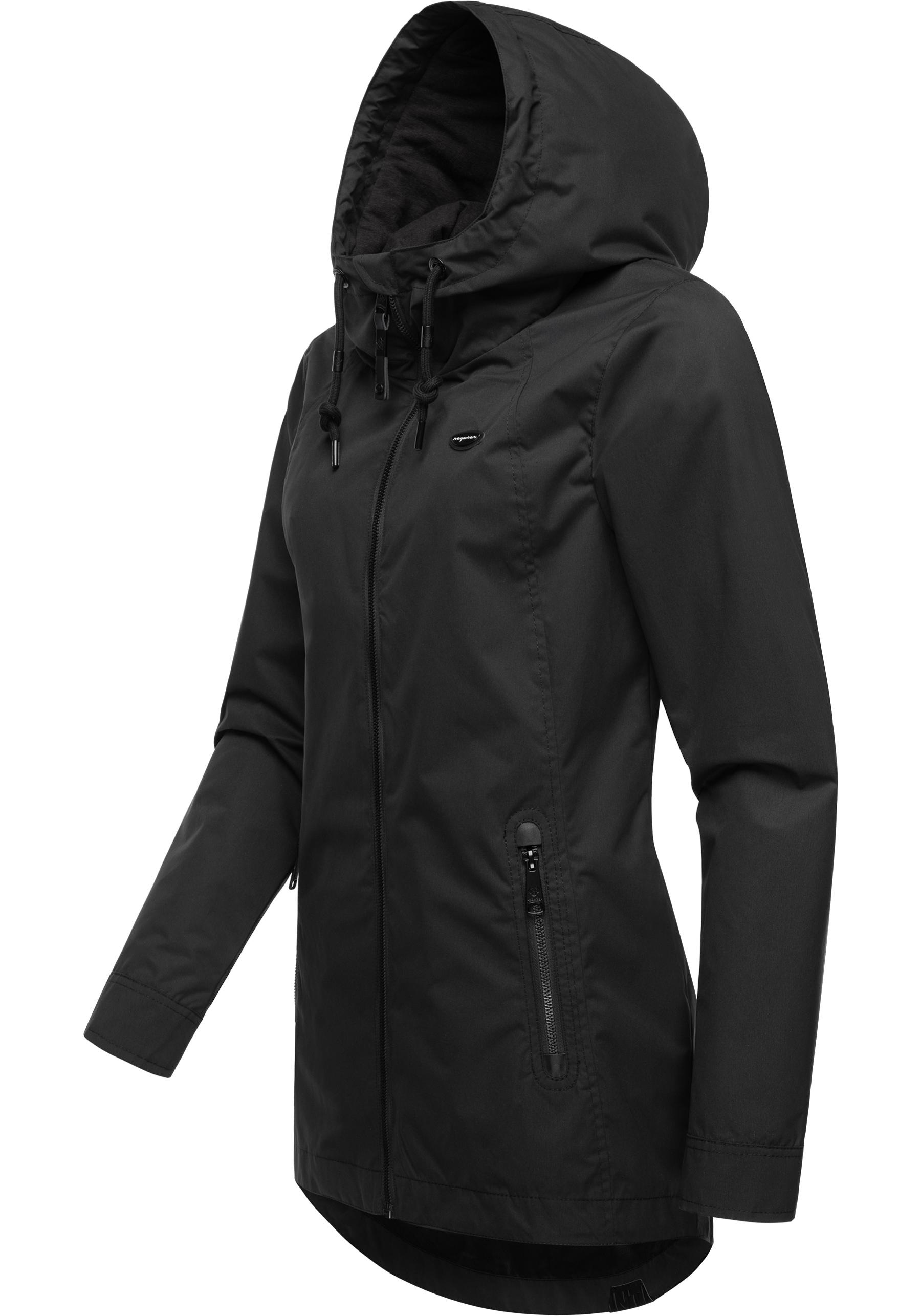 Ragwear Outdoorjacke »Zuzka«, mit Kapuze, stylische Übergangsjacke mit großer Kapuze