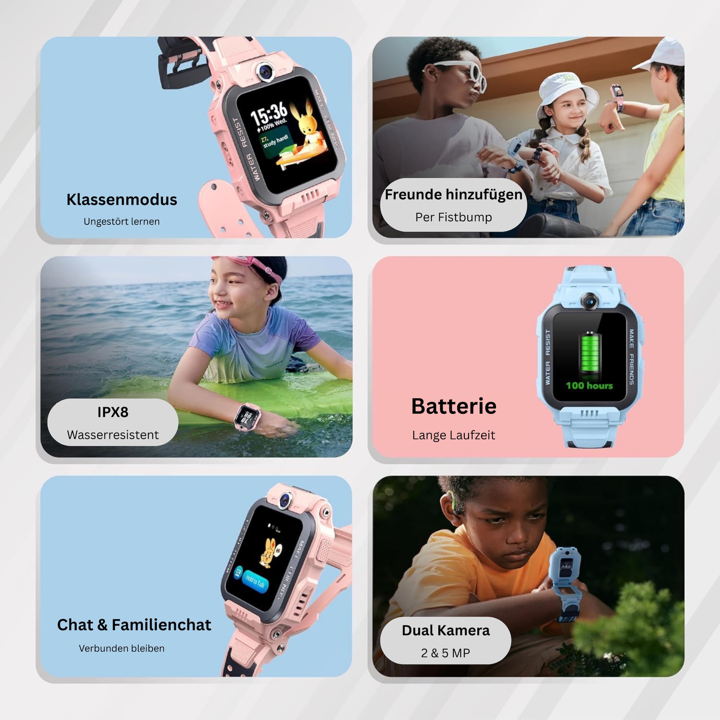 Imoo Smartwatch »Watch Phone Z7 Kinder« (3,3 cm / 1,3 ″)