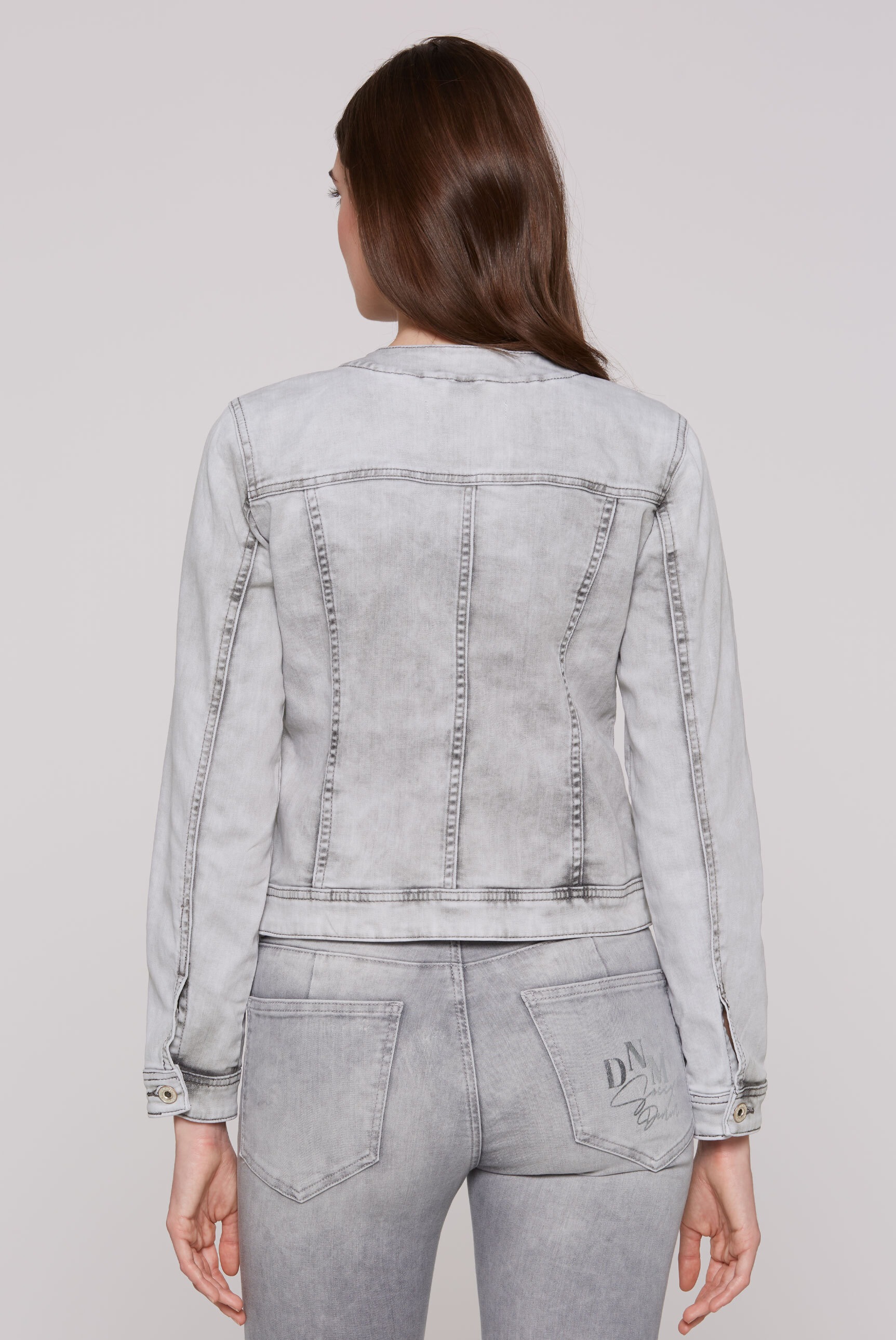 SOCCX Jeansjacke, ohne Kapuze, mit Brusttaschen