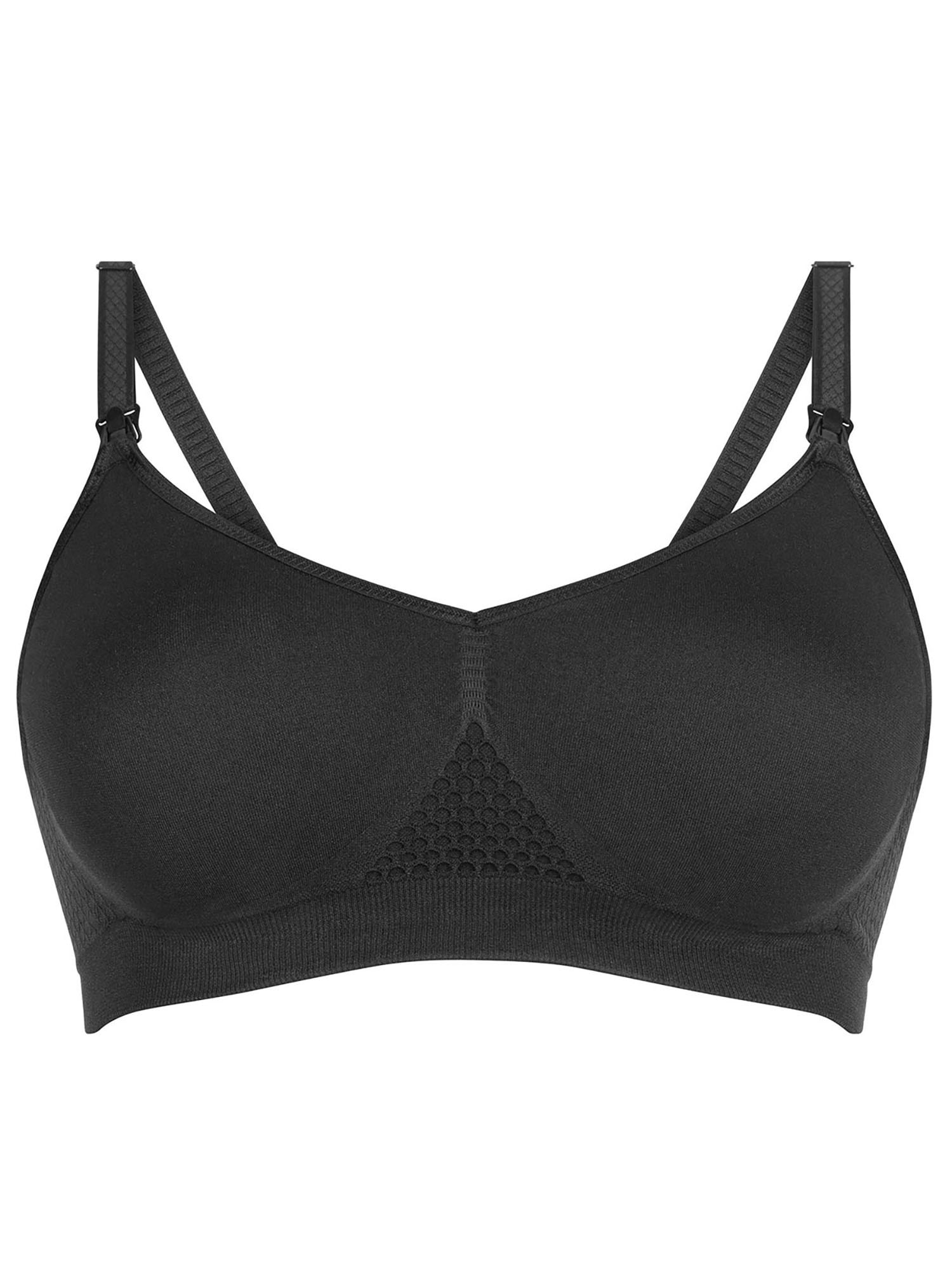 Still-BH ANITA MATERNITY "Seamless", Damen, Gr. L, N-Gr, schwarz, Stoff, Obermaterial: 92% Polyamid, 8% Elasthan, clean, matt, unifarben, Basic, normal, BHs Still-BH, herausnehmbare Cups, doppellagig, verstellbare Träger, schlicht