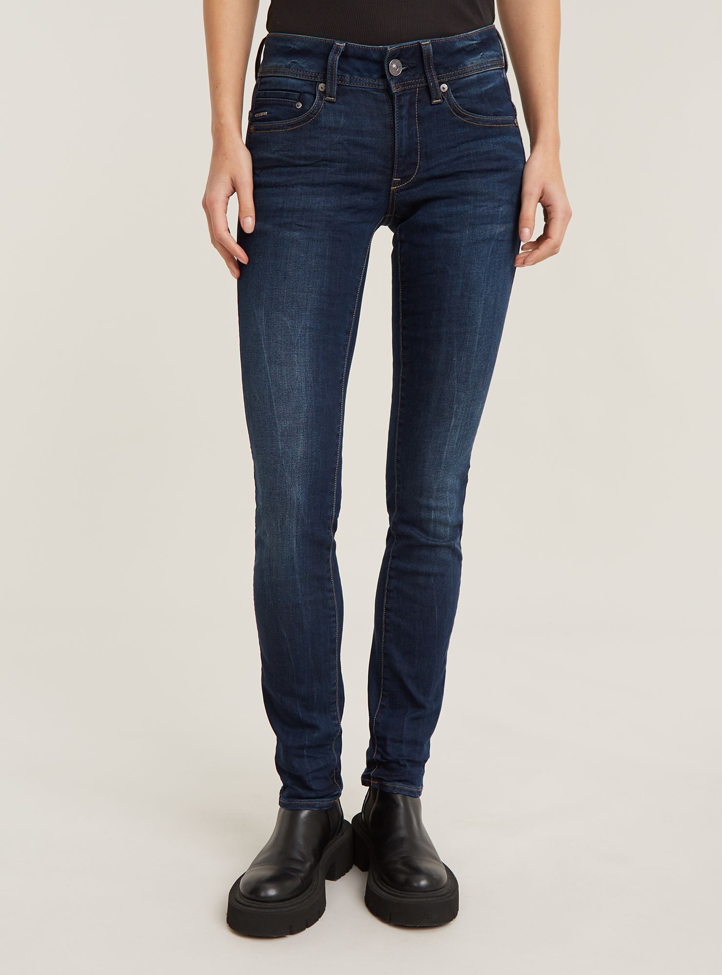 G-STAR Regular-fit-Jeans "Midge Straight Jeans" günstig online kaufen