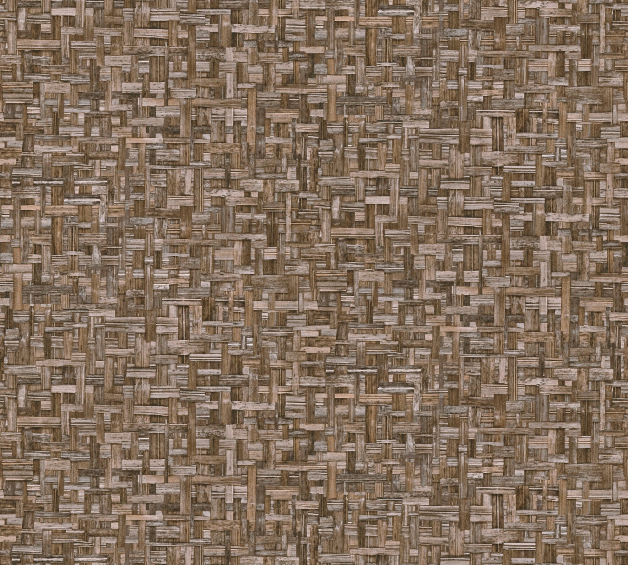 Architects Paper Vliestapete »Jungle Chic«, Flechtoptik-gemustert-Motiv, Tapete Holzoptik Tapeten Wohnzimmer Schlafzimmer Küche Flur Design