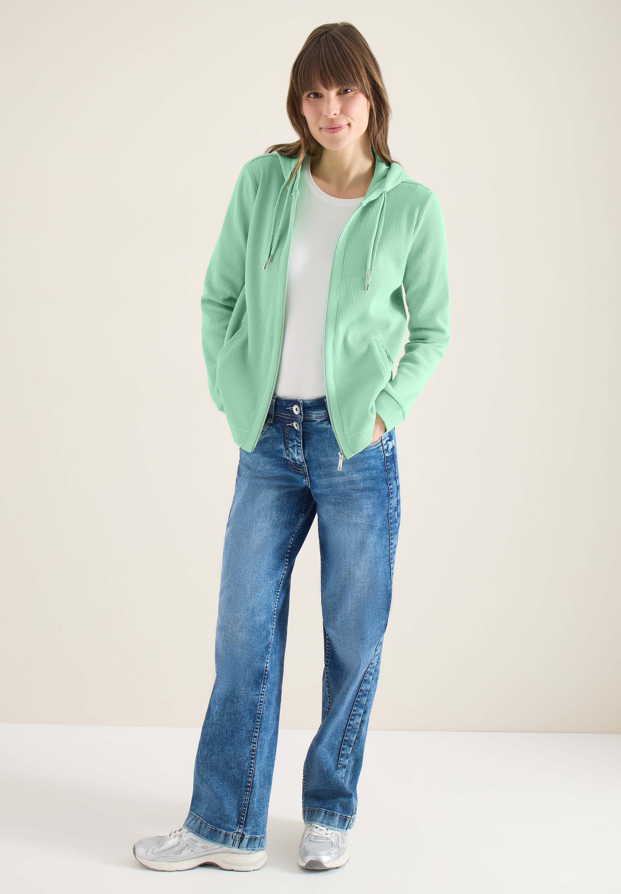 Cecil Sweatjacke mit Kapuze