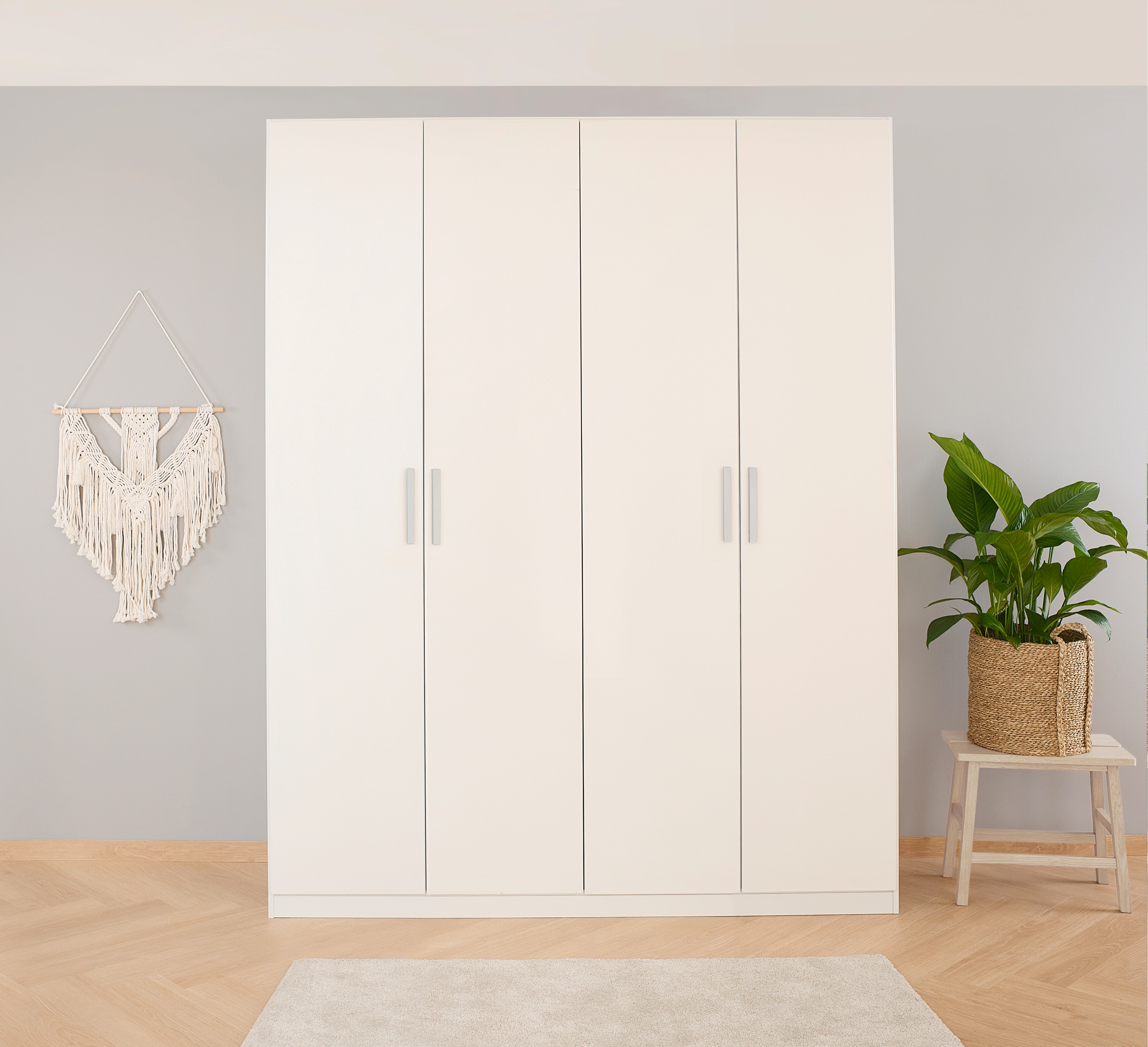 OTTO home "Mehrzweckschrank Aktenschrank Möbel Mietswohnung Schlafzimmer KOLUNA" Breiten 181/226/271/315 cm Höhen 210/229 cm, moderne Dekor-Front, inkl. 2 Innenschubladen sowie extra Einlegeböden MADE IN GERMANY